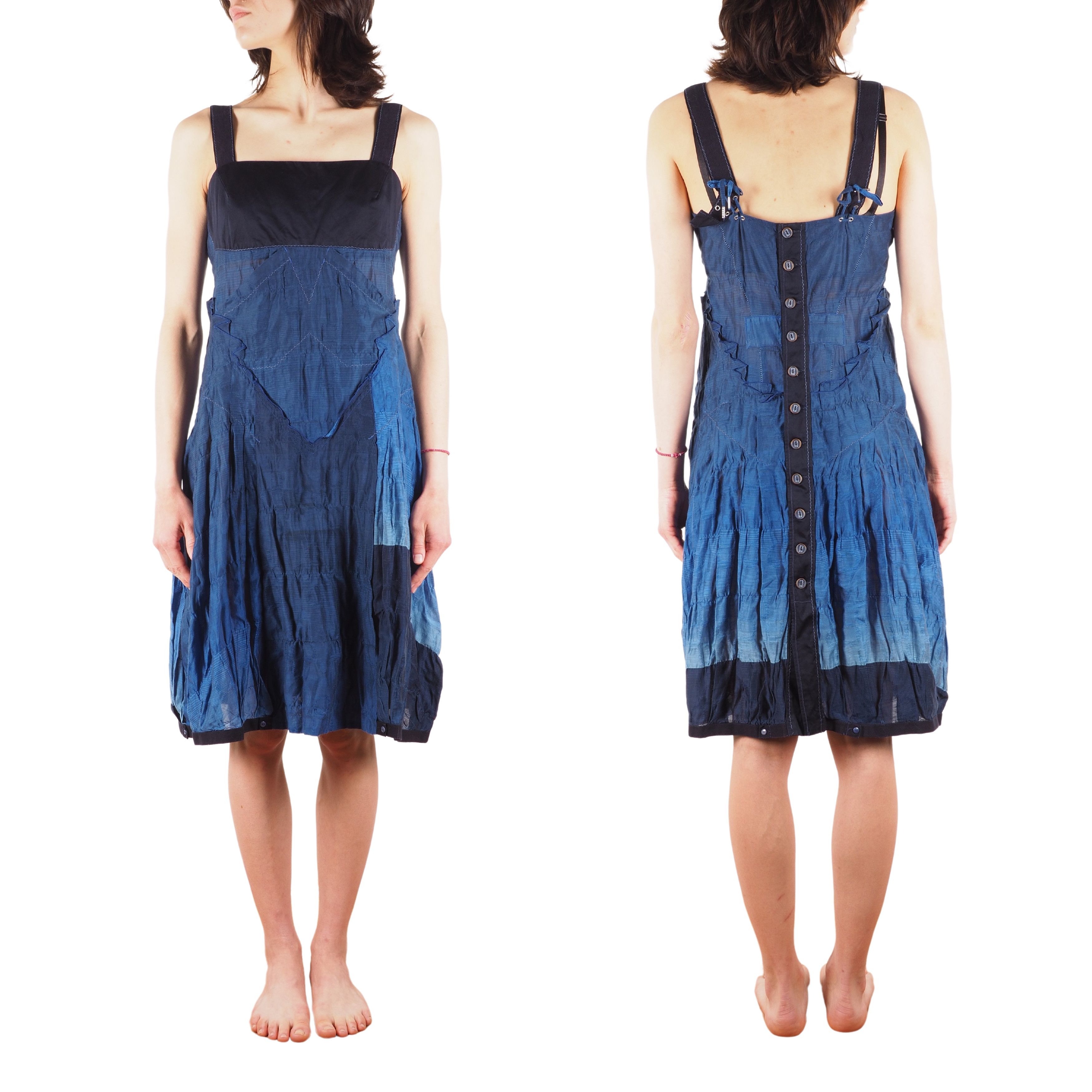 Marithe + Francois Girbaud Marithe Francois Girbaud Vintage Blue Avantgarde Dress Size M / US 6-8 / IT 42-44 - 1 Thumbnail