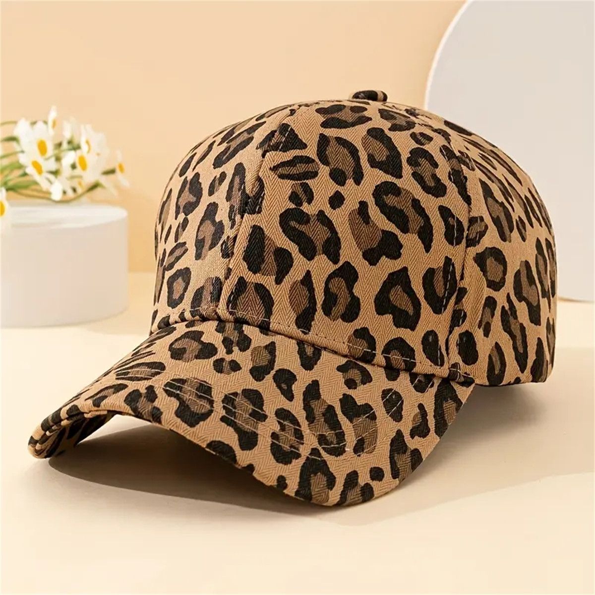 Japanese Brand × Vintage Leopard pattern baseball cap Size ONE SIZE - 1 Thumbnail
