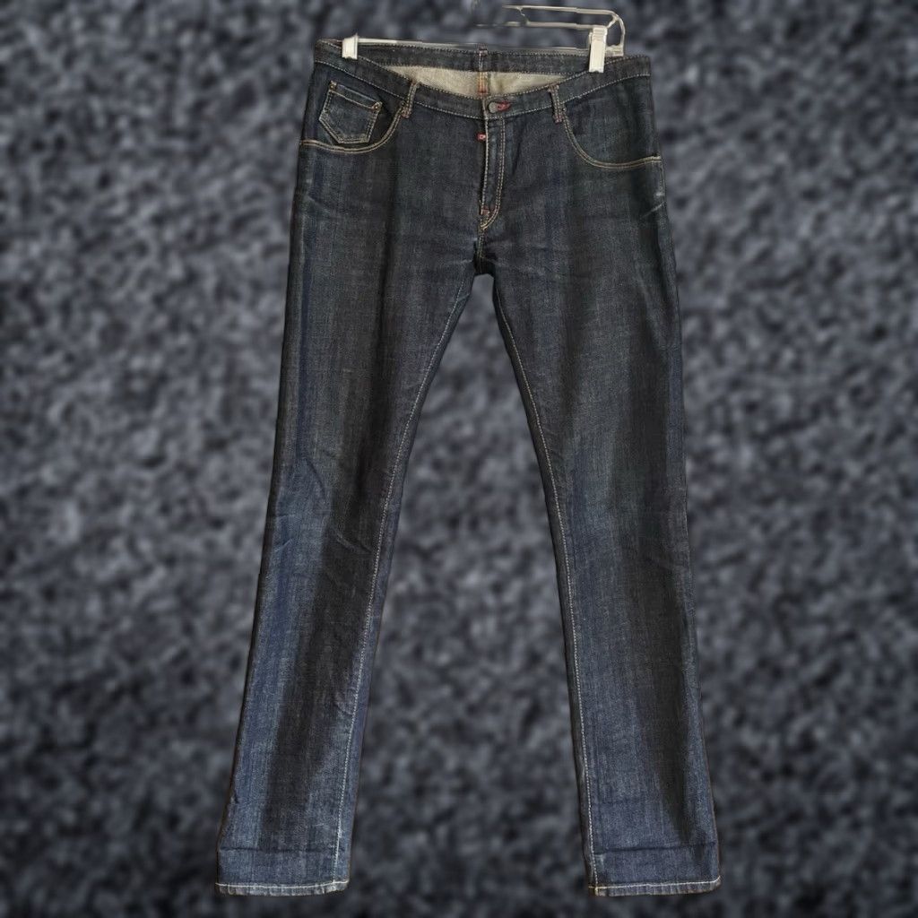 Dsquared2 VINTAGE Dsquared2 Low Rise Slim Straight Jeans Whale Logo Women Regular 44 Blue Denim Cotton 98% 2% elastane Size 44/32” Inseam Mens? Girls? Size 30" / US 8 / IT 44 - 1 Thumbnail