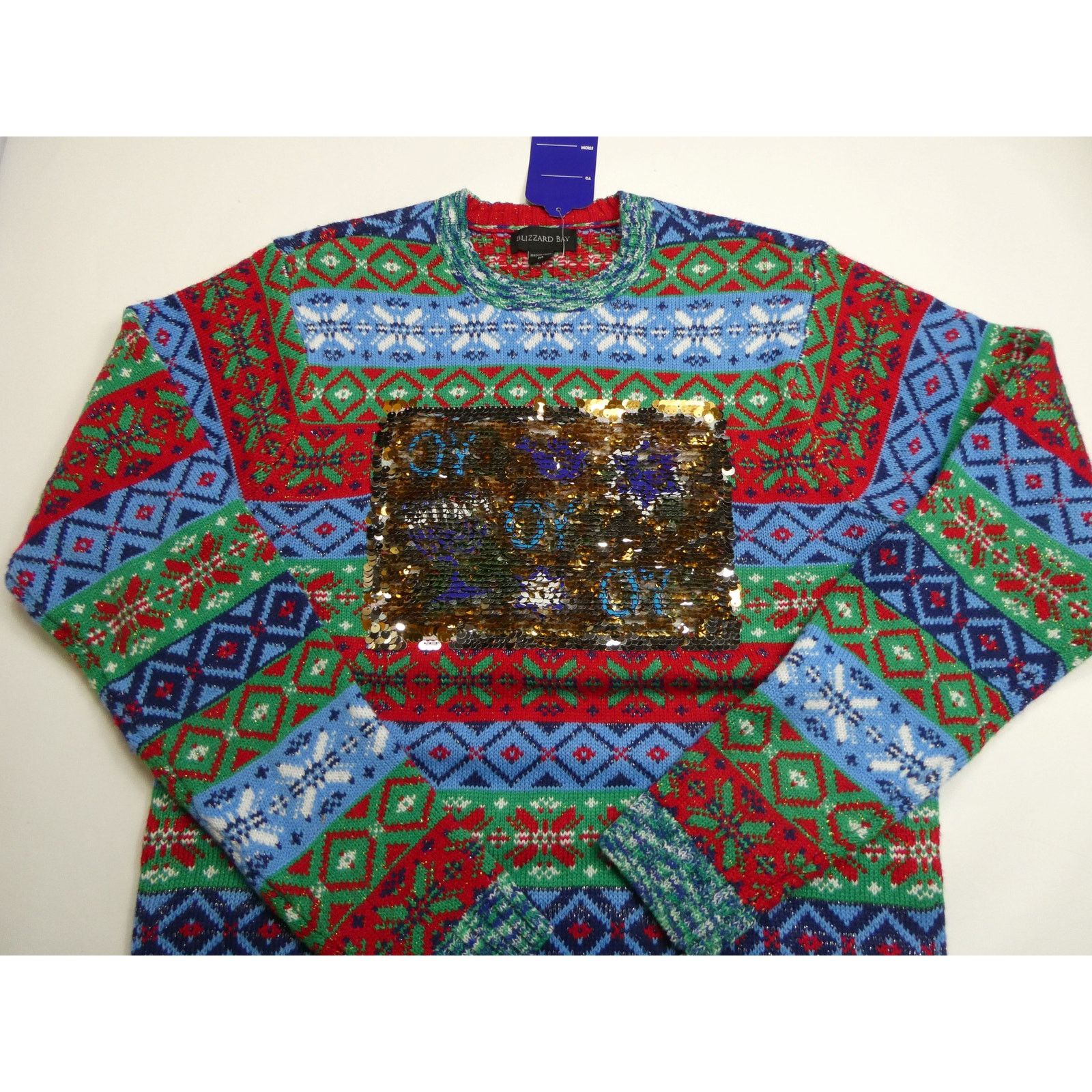 Holiday Brand men's BLIZZARD BAY holiday sweater, MEDIUM, NWT Size US M / EU 48-50 / 2 - 2 Thumbnail