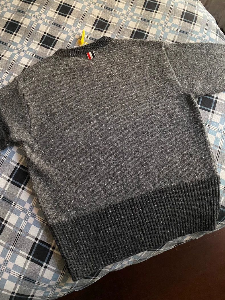 Thom Browne Thom browne Classic four-bar round-neck pullover sweater 25 Size US M / EU 48-50 / 2 - 6 Thumbnail
