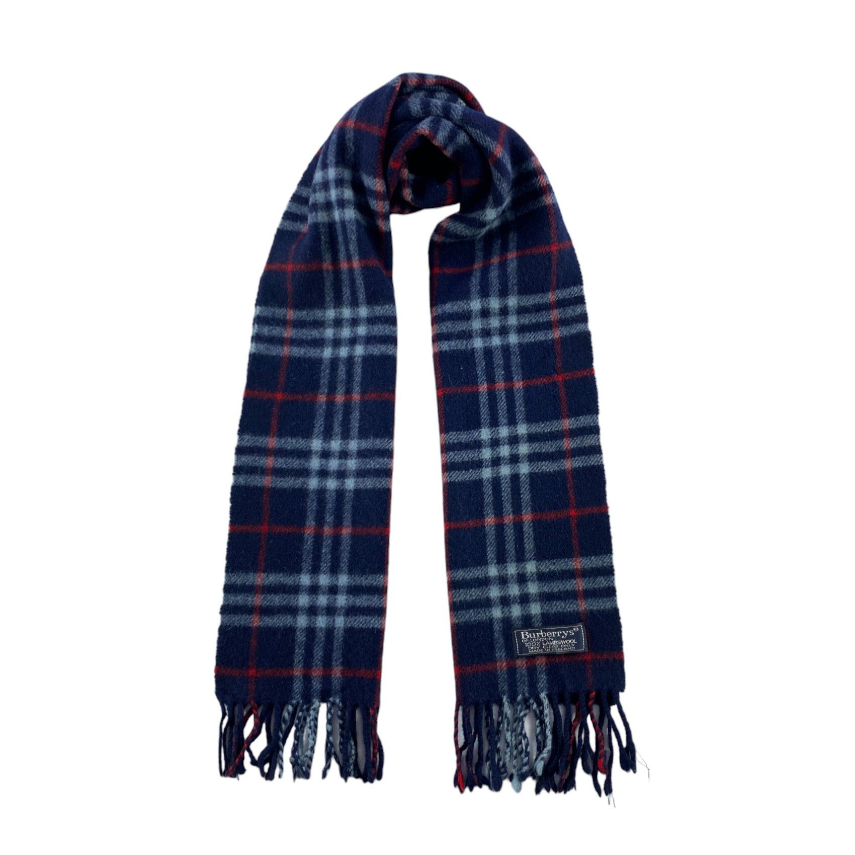 Burberry × Vintage Burberry Scarf / Muffler / Neckwear - WW1133 Size ONE SIZE - 1 Thumbnail