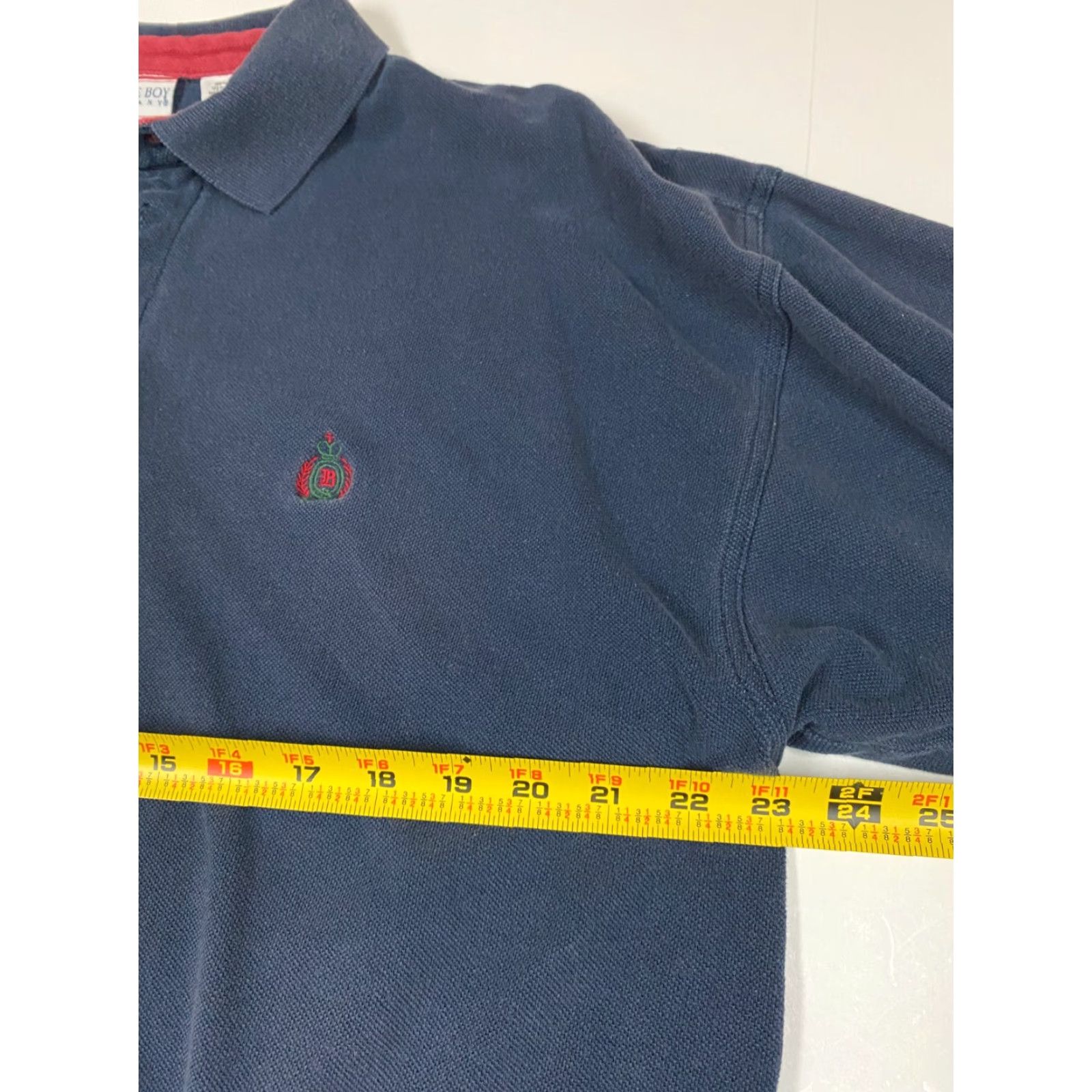Bugle Boy Bugle Boy Polo Shirt XL Blue Mens Short Sleeve Collared Logo Classic Knit Polyester Golf Size US XL / EU 56 / 4 - 5 Thumbnail