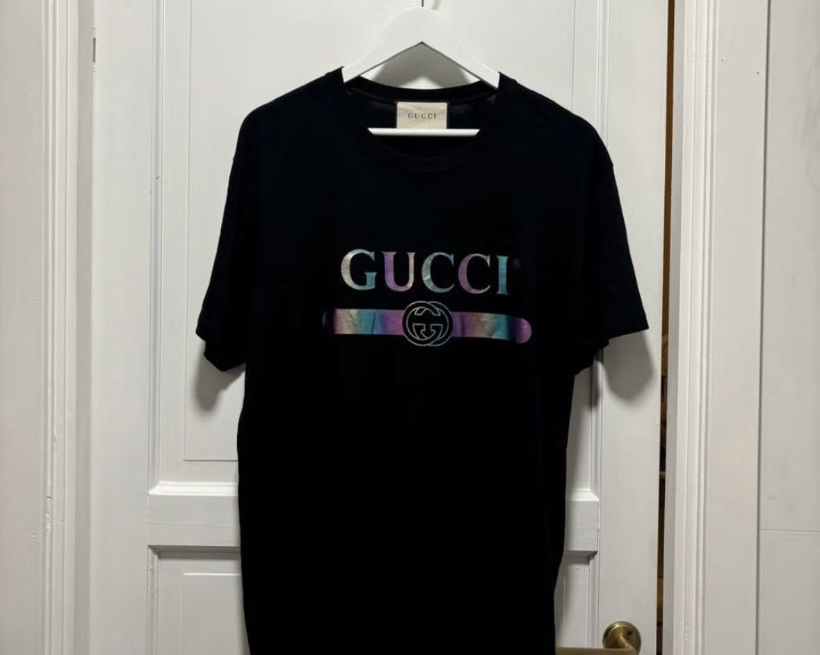 Gucci Gucci rainbow logo tee Size US M / EU 48-50 / 2 - 1 Thumbnail