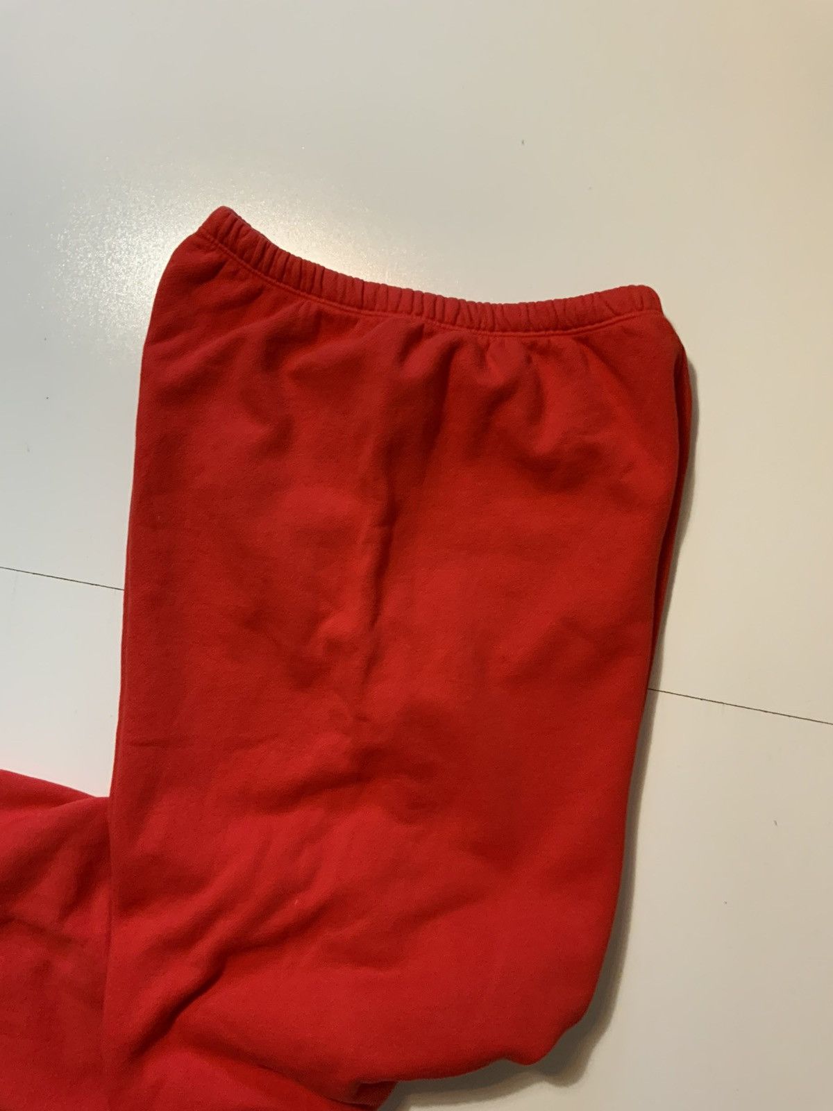 Other Red Made In USA Blank Fleece Heavyweight Jogger Sweatpants Size US 32 / EU 48 - 7 Thumbnail