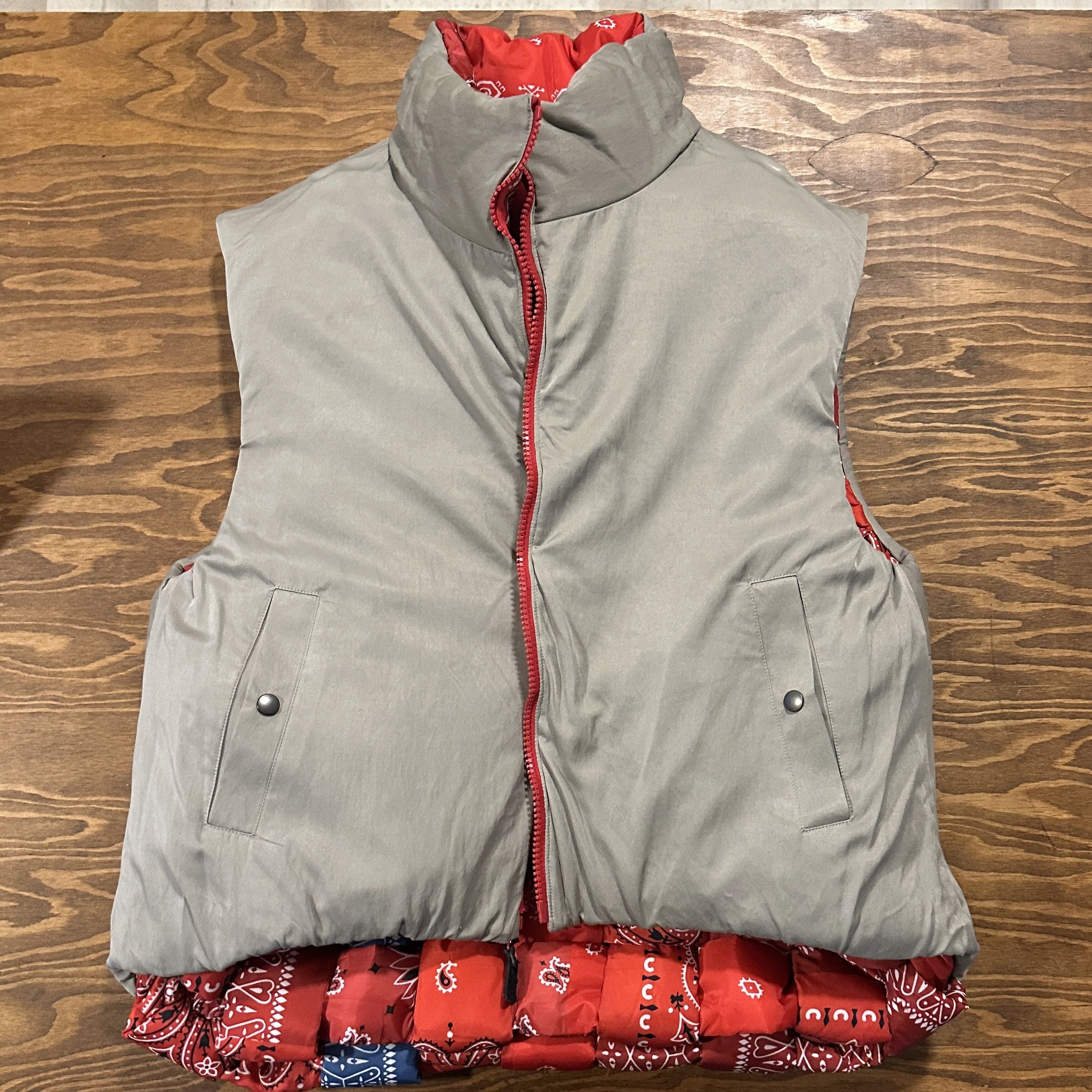 Kapital Kapital Bandana Woven KEEL Down Vest Size US L / EU 52-54 / 3 - 6 Thumbnail