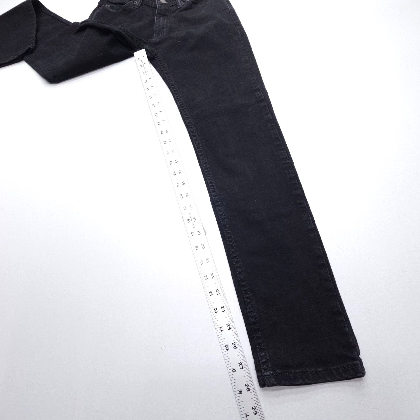 Abercrombie & Fitch Abercrombie & Fitch Jeans Womens 26 x 28 Inseam Black Stretch 5-Pocket Skinny Denim City VINTAGE? Size 26" / US 2 / IT 38 - 5 Thumbnail