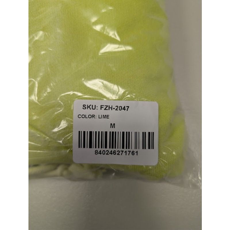 Gallery Dept. o1rshd1 French Logo Zip Up Hoodie in Lime Green M Size US M / EU 48-50 / 2 - 21 Thumbnail