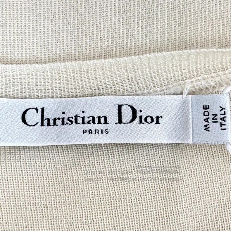 Dior Dior Nude bee embroidery cashmere round-neck short-sleeved Size XS / US 0-2 / IT 36-38 - 5 Thumbnail
