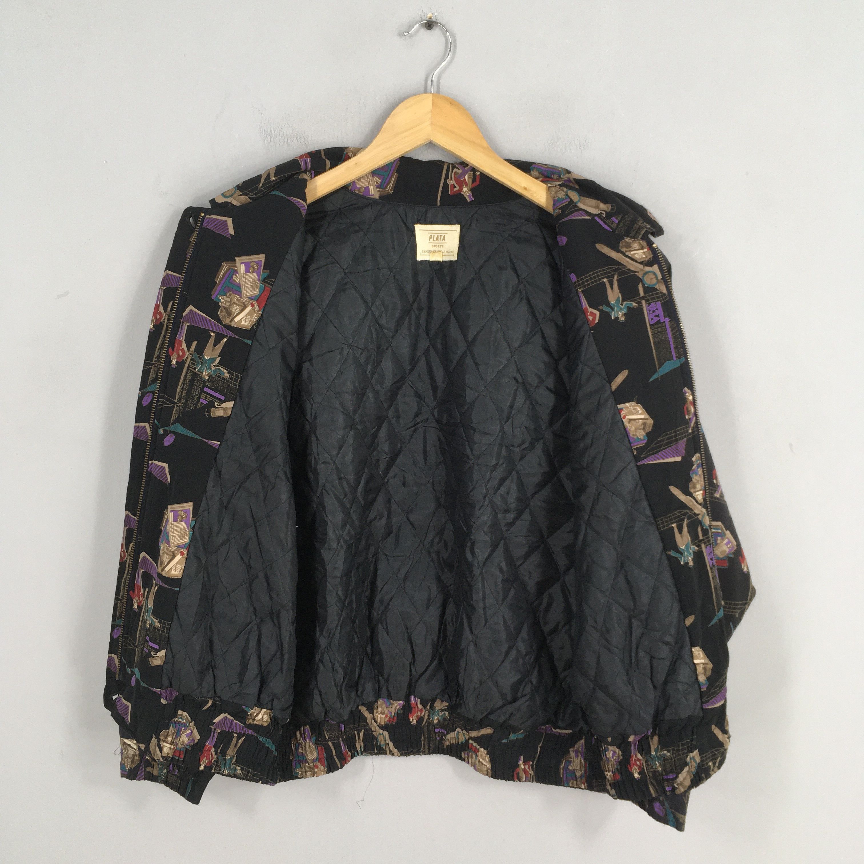 Other 90s Sportswear Pop Art Retro Black Light Jacket Medium Size US M / EU 48-50 / 2 - 5 Thumbnail