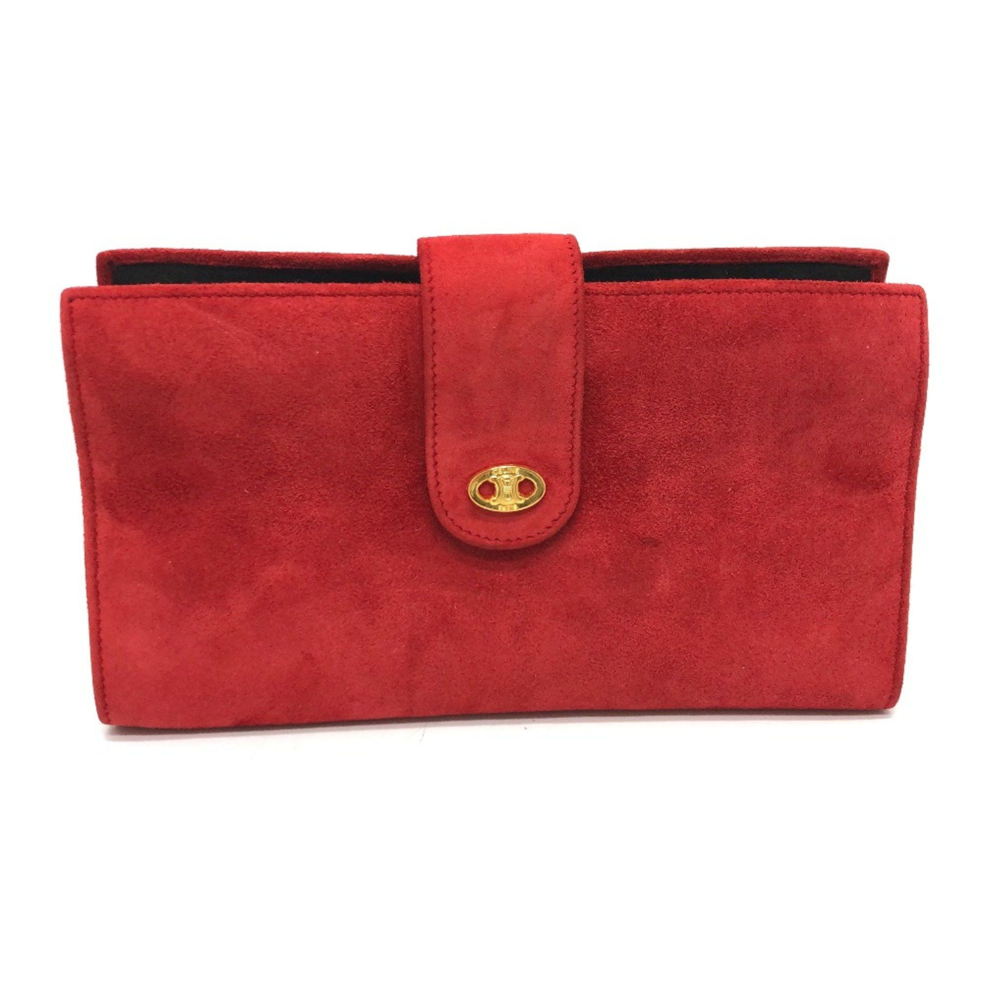 Celine CELINE Jewelry case Bifold Accessory case Red GoldHardware Size ONE SIZE - 1 Thumbnail