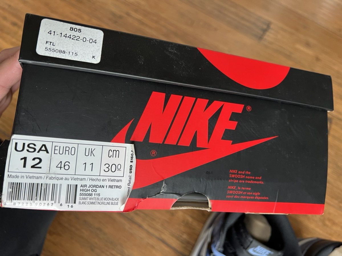 Jordan Brand Jordan 1 High Blue Moon Size US 12 / EU 45 - 7 Thumbnail