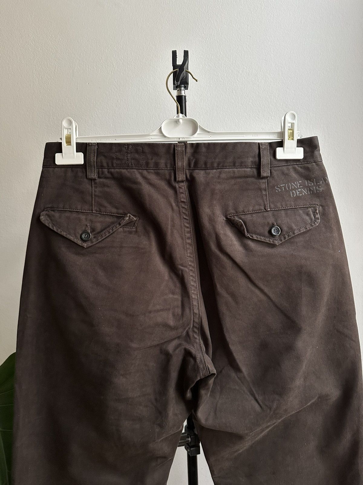 Stone Island Stone Island Denim Vintage Rare 00s Army Massimo Osti Pants Size US 33 - 4 Thumbnail