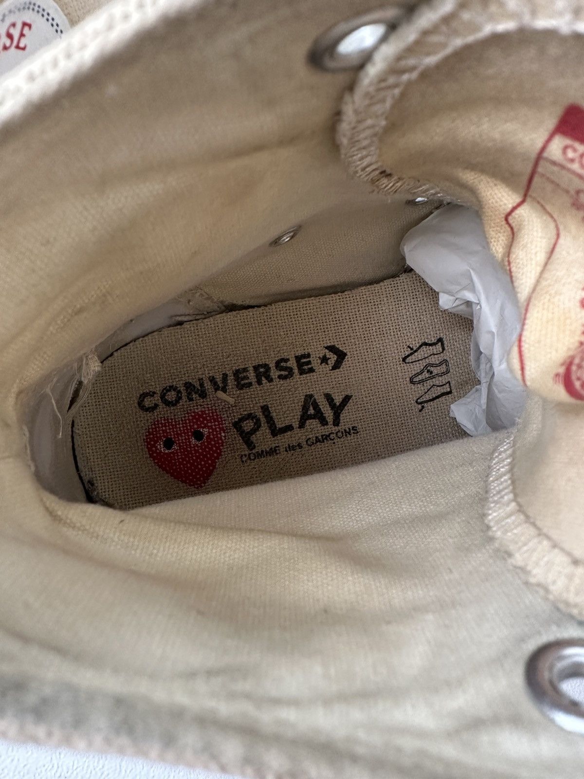Comme des Garcons Comme Des Garcons Play High Sneakers Monogram Size US 7 / IT 37 - 12 Thumbnail