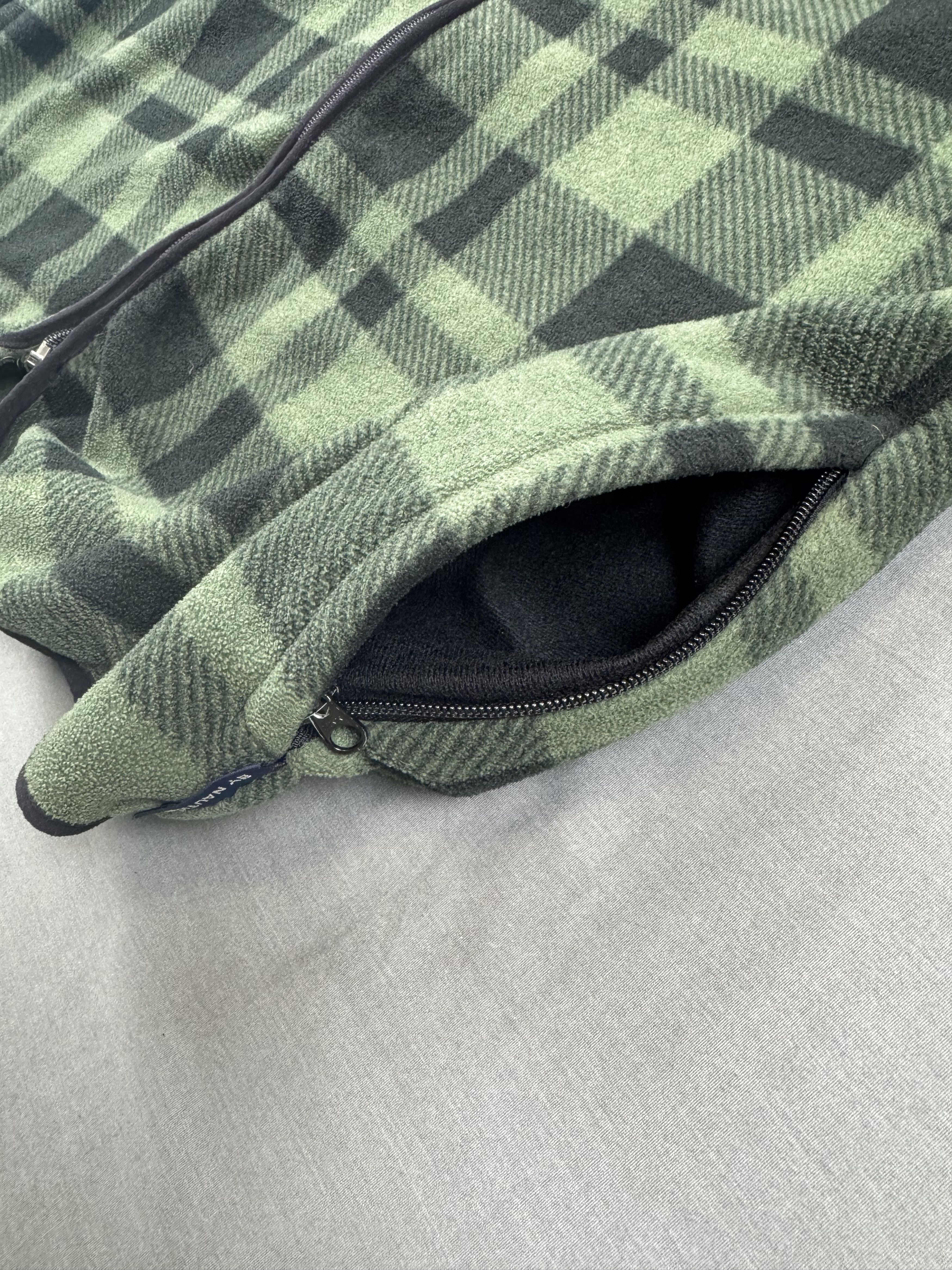 Nautica Vintage Nautica Competition Jacket Plaid Fleece Full Zip Size US XL / EU 56 / 4 - 2 Thumbnail