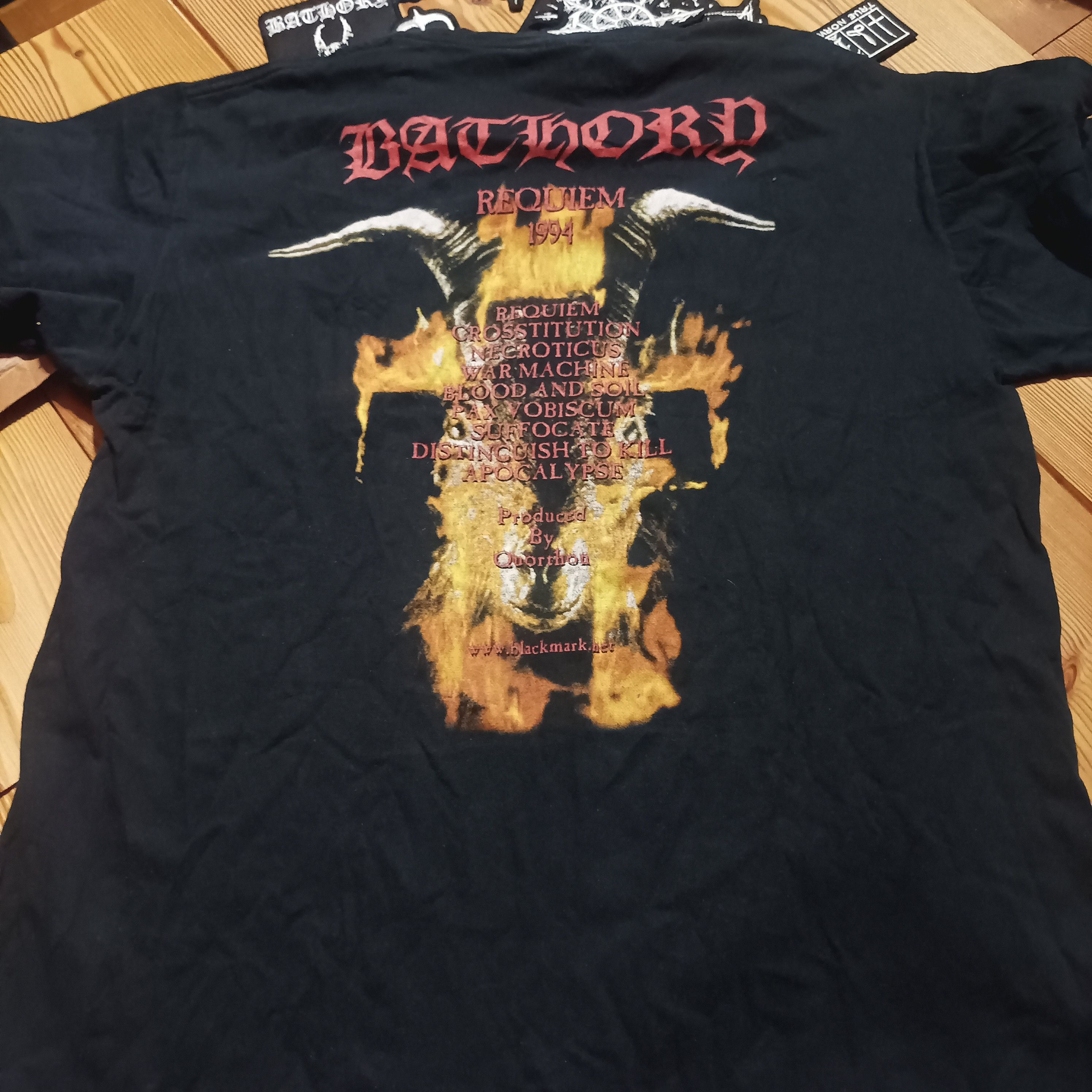 Vintage Bathory requiem tee blackmetal Size US L / EU 52-54 / 3 - 3 Thumbnail