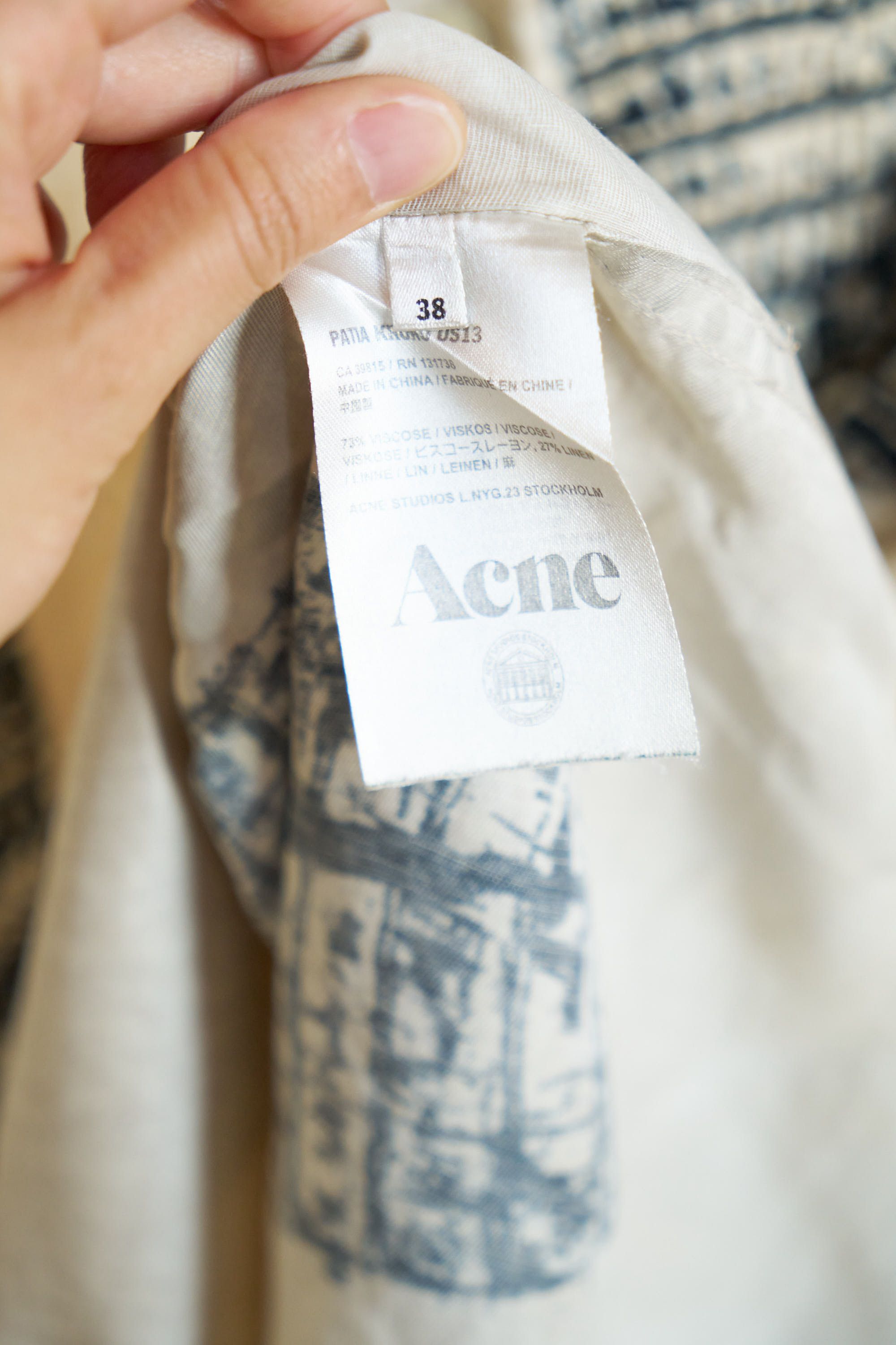 Acne Studios Acne Studios Crocodile Blouse Size M / US 6-8 / IT 42-44 - 4 Thumbnail