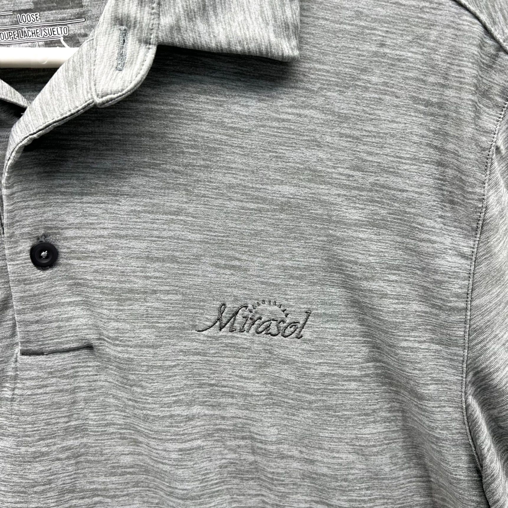 Under Armour Under Armour Polo Shirt Mens L Heather Gray HeatGear Golf Golfer Mirasol Vintage Regular Button Logo Size US L / EU 52-54 / 3 - 6 Thumbnail