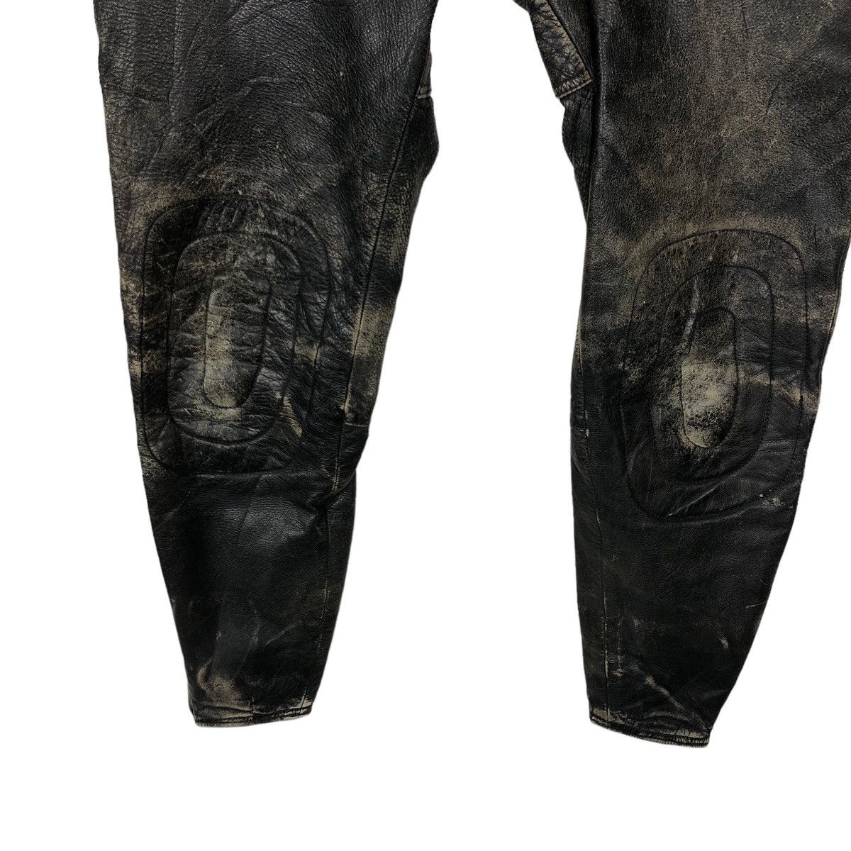 Japanese Brand 🔥RARE GENUINE LEATHER PANTS RACING HIGH CLASS KOMINE TOKYO Size US 28 / EU 44 - 3 Thumbnail