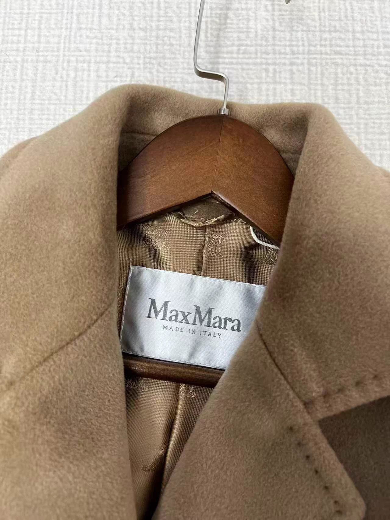 Max Mara Maxmara 101801 Camel Short Cashmere Coat Size XS / US 0-2 / IT 36-38 - 2 Thumbnail