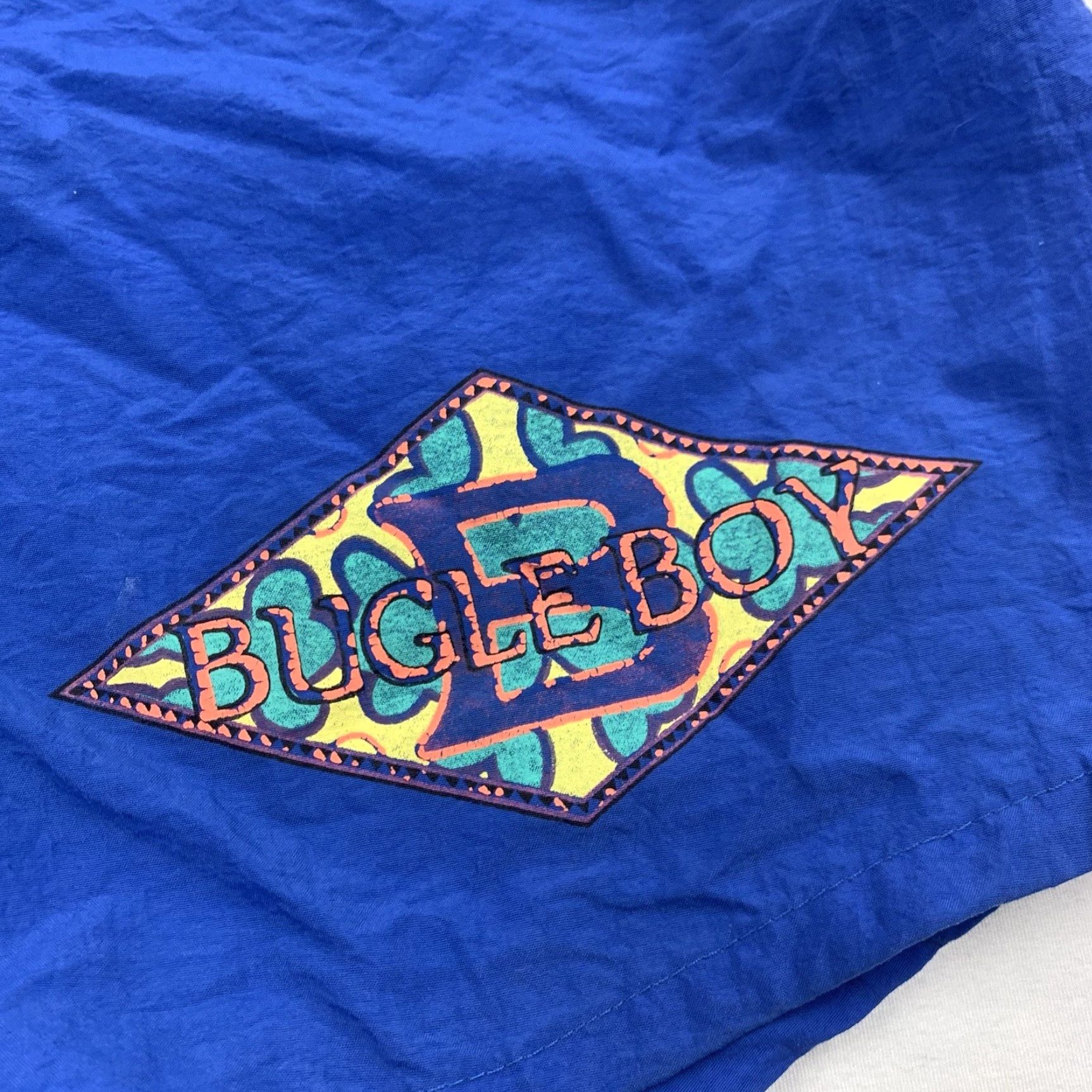 Bugle Boy VINTAGE Bugle Boy Swim Trunks Men's XL Blue 90s Beach Pool Trunks with Built-In Brief, Elastic Waist, Pockets, Lined Size US 36 / EU 52 - 2 Thumbnail