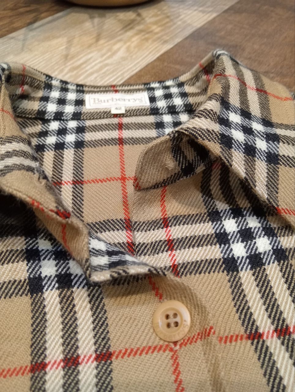 Burberry VINTAGE BURBERRYS CASHMERE WOOL NOVA CHECK FLANNEL Size M / US 6-8 / IT 42-44 - 7 Thumbnail