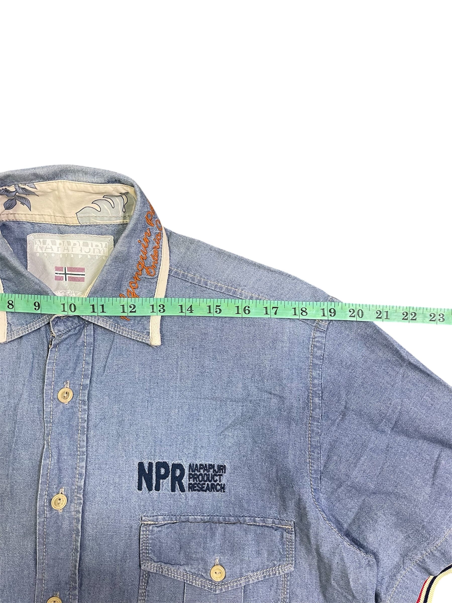 Napapijri Napapijri Chambray Oxford JBA Style Embroidery Logo Size US L / EU 52-54 / 3 - 12 Thumbnail