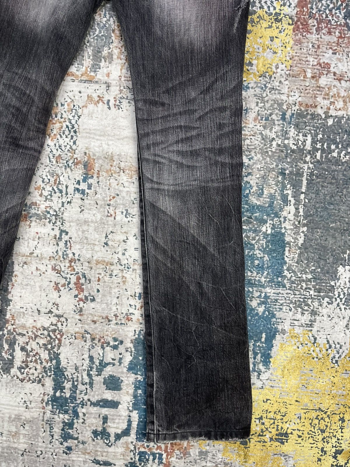 GOSTAR DE FUGA Hysteric Inspired Fuga Distressed Torn Jeans Size 32" / US 10 / IT 46 - 12 Thumbnail