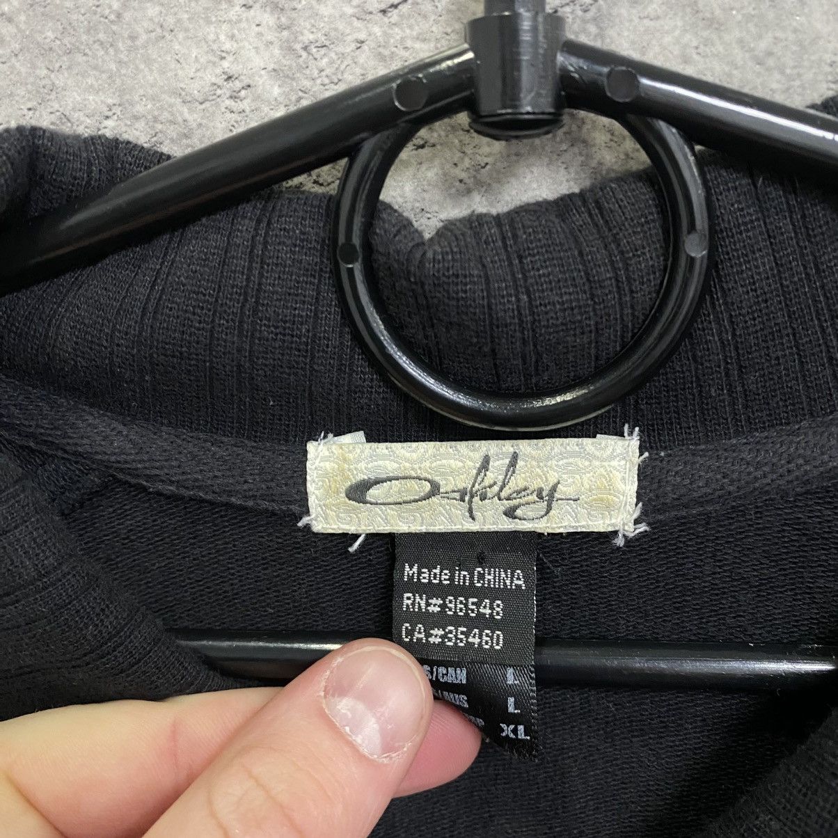 Oakley Vintage Oakley Full Zip Hoodie Big Logo Size US L / EU 52-54 / 3 - 11 Thumbnail