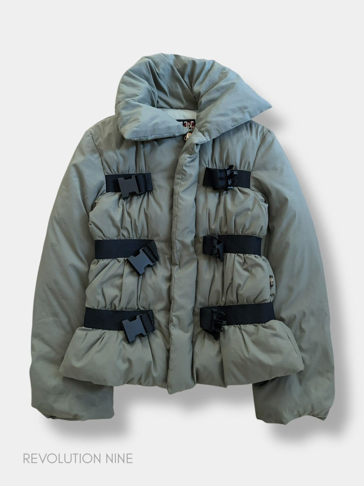 Jean Paul Gaultier Jean Paul Gaultier FW03 bondage green puffer jacket Size US S / EU 44-46 / 1 - 2 Thumbnail
