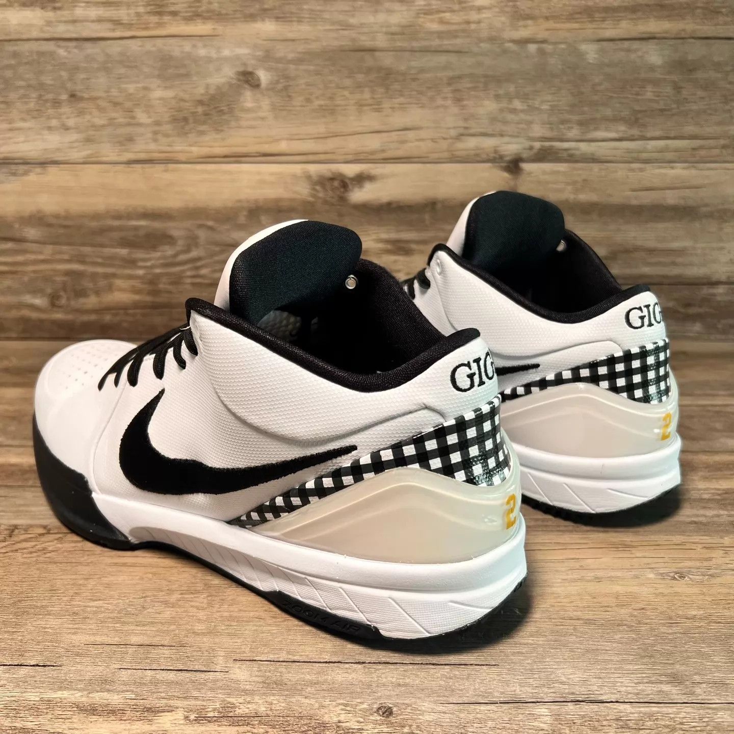 Nike Nike Zoom Kobe 4 Gigi Black/White FJ9363-100 46 Size US 12 / EU 45 - 4 Thumbnail