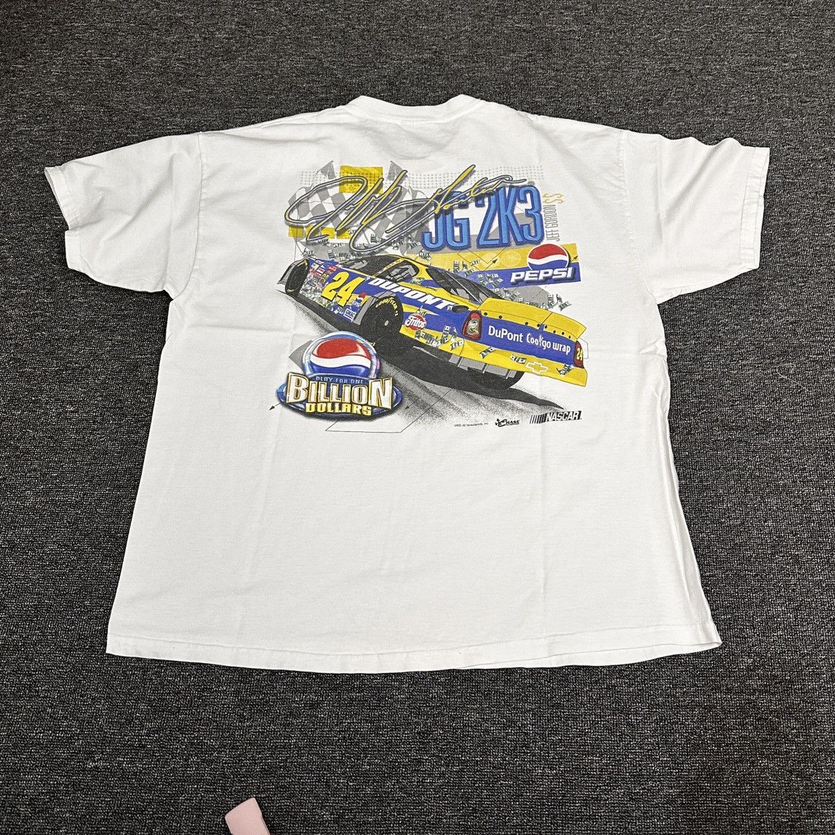NASCAR × Pepsi × Vintage Jeff Gordon JG 2K3 Pepsi play for one billion dollars Size US L / EU 52-54 / 3 - 1 Thumbnail