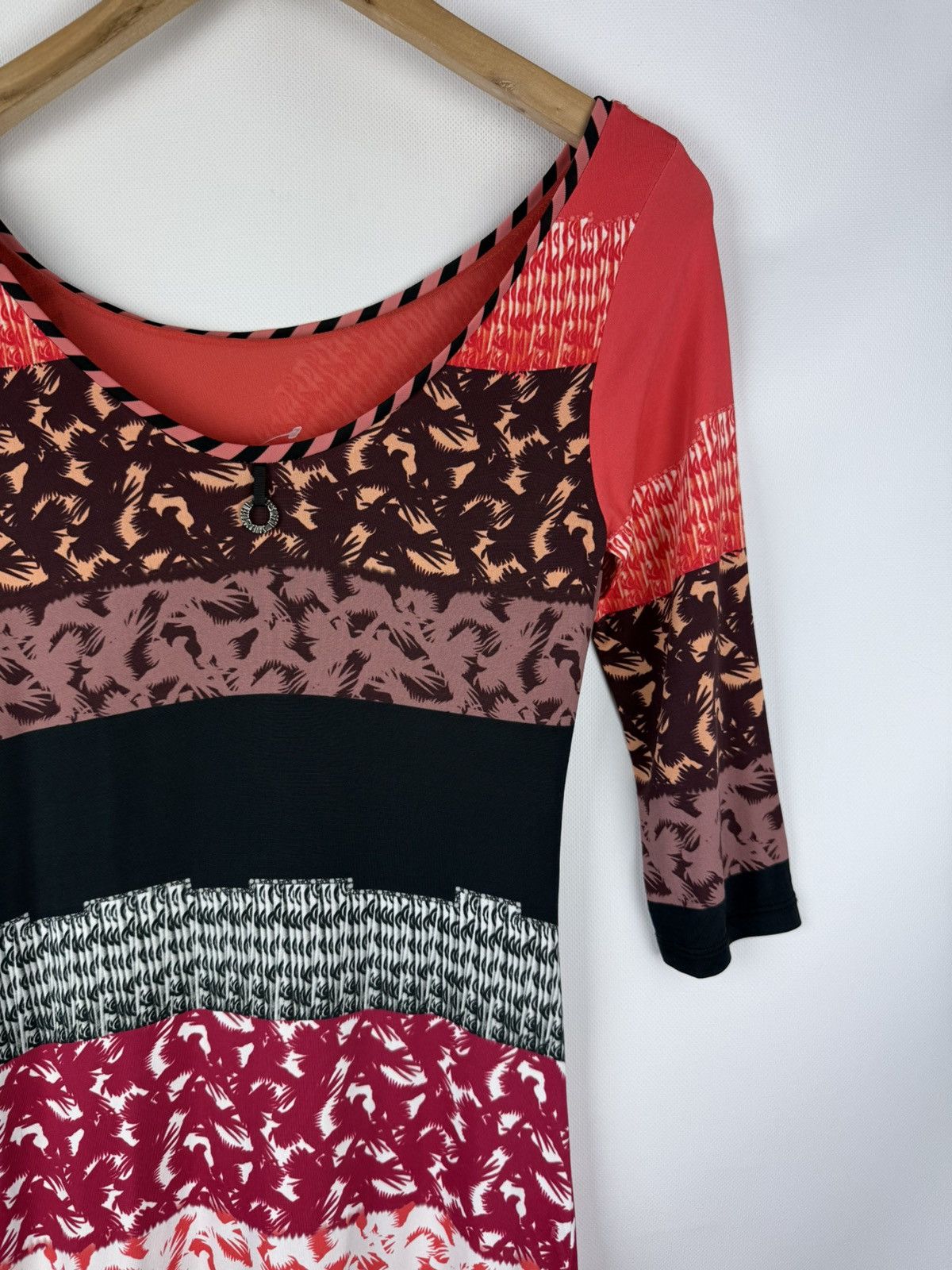 Designer Save The Queen Ladies Y2K Patterned Dress Size S Size S / US 4 / IT 40 - 19 Thumbnail
