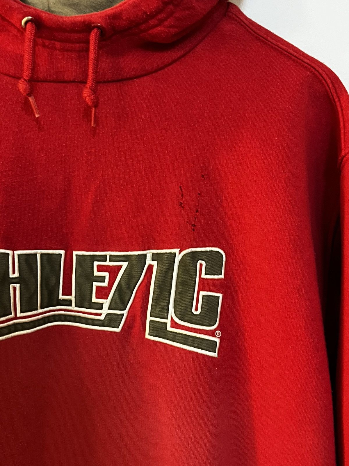 Japanese Brand × Nike Nike hoodie distressed 00s red Size US L / EU 52-54 / 3 - 9 Thumbnail