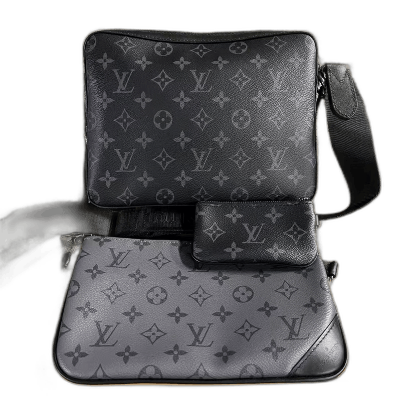 Louis Vuitton Louis Vuitton Gray Monogram Coated Canvas Bag Size ONE SIZE - 1 Thumbnail