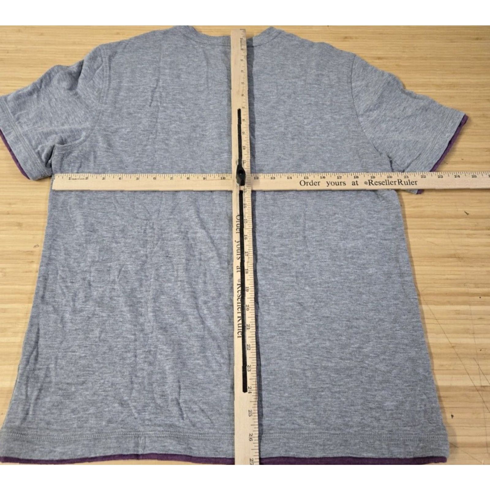 UNTUCKit UNTUCKit Henley Shirt Adult Large Gray Short Sleeve T-Shirt Logo Breothable Summer Regular Mens Size US L / EU 52-54 / 3 - 5 Thumbnail