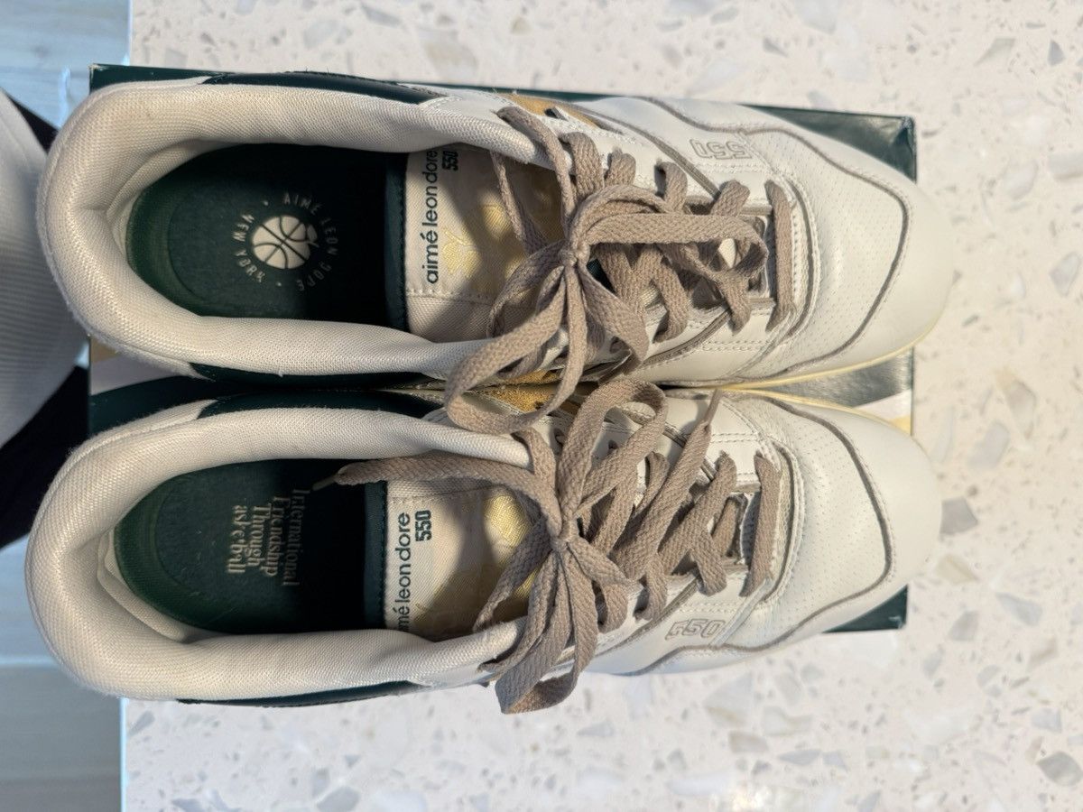 Aime Leon Dore × New Balance Aime Leon Dore New Balance 550 - Green Yellow Size US 11.5 / EU 44-45 - 3 Thumbnail