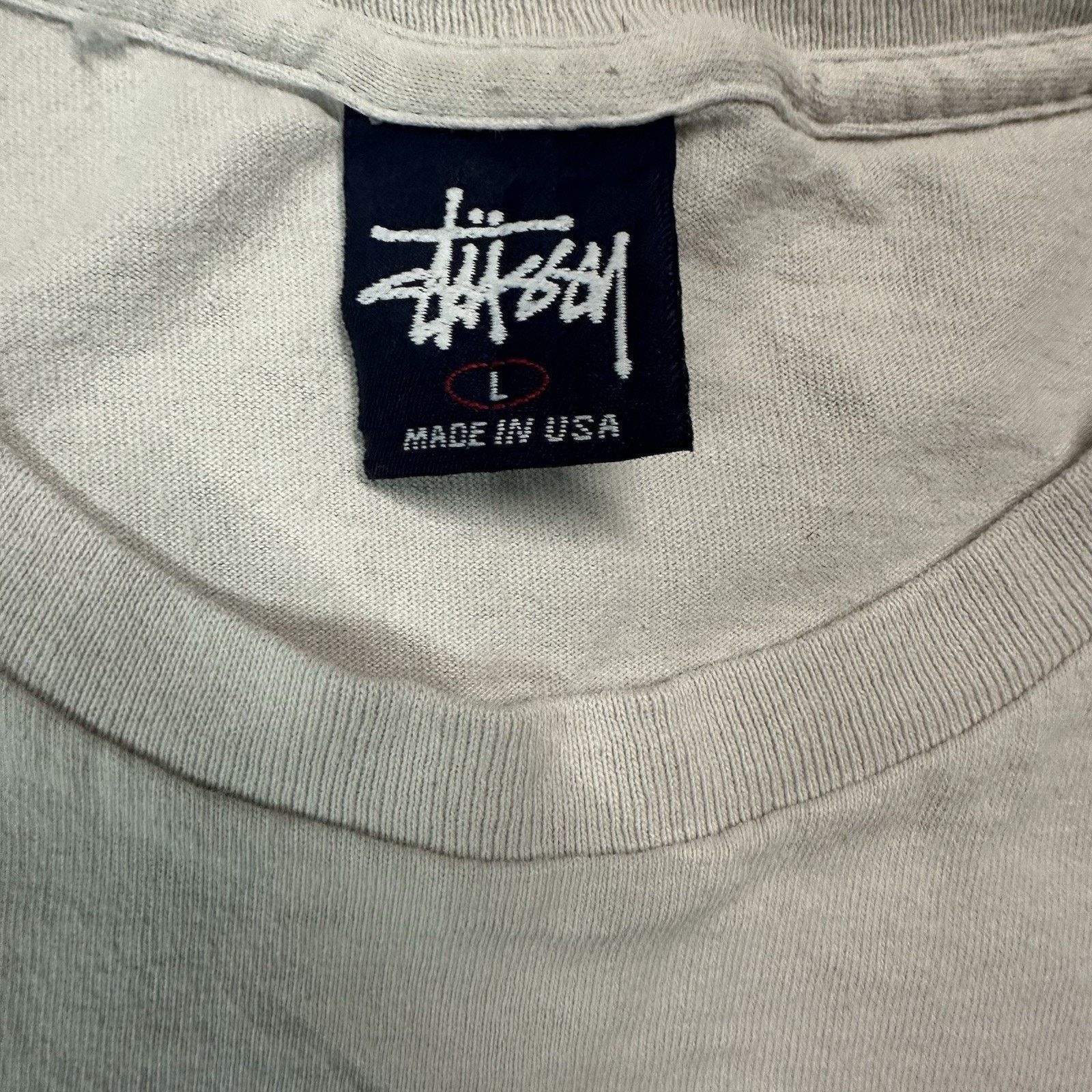 Stussy × Vintage Vintage 90s Stussy Graphic Tee T-Shirt Large Made In USA Size US L / EU 52-54 / 3 - 8 Thumbnail