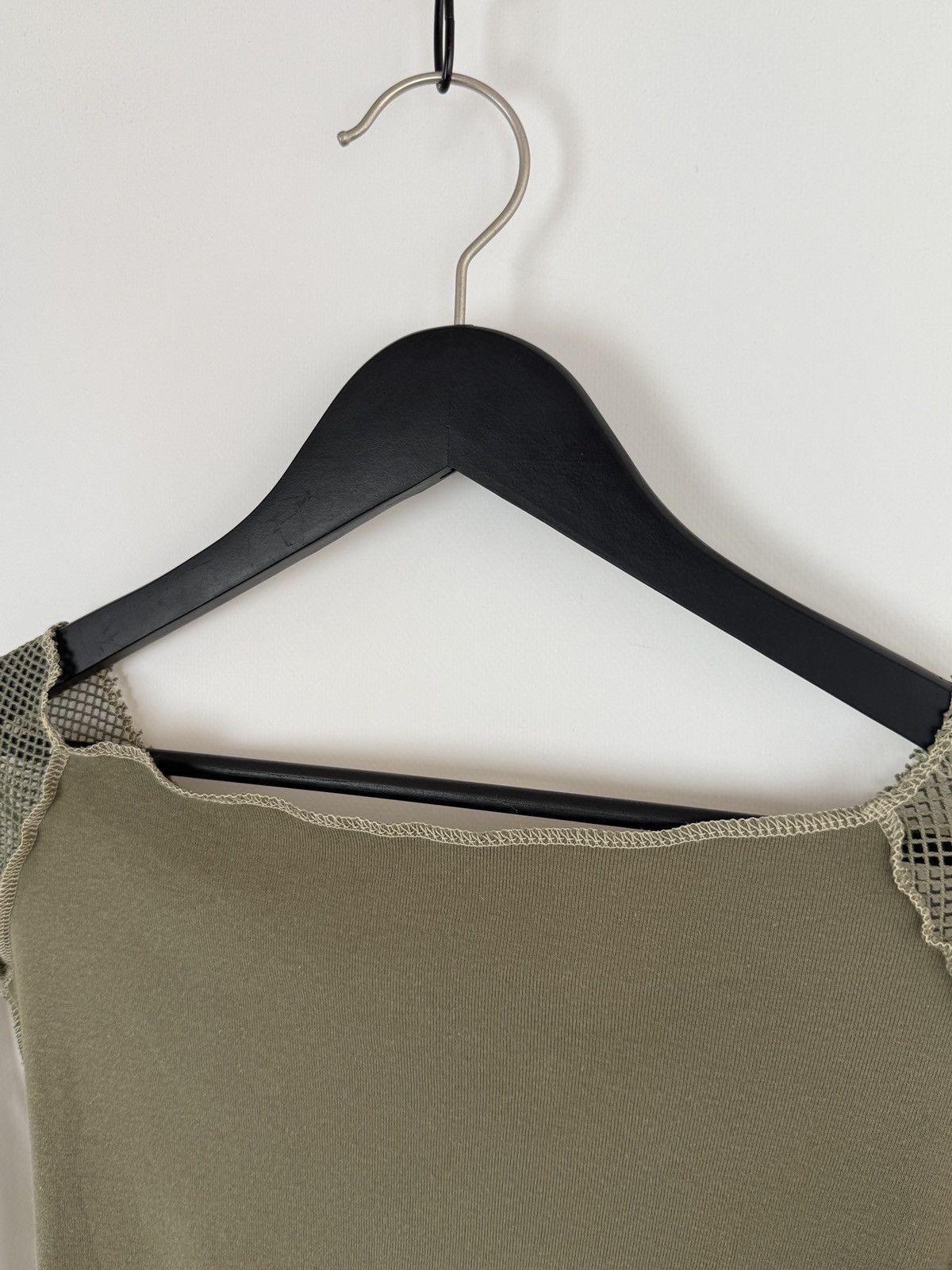 Vintage Y2K Vintage Military School NJ Mesh Sleeves Cotton Top XS Size XS / US 0-2 / IT 36-38 - 9 Thumbnail