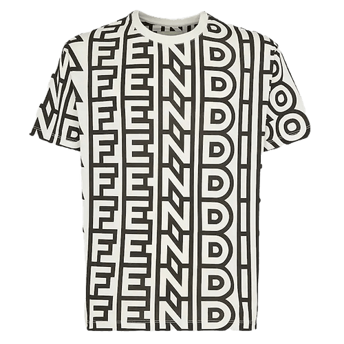 o1loc1c0824 T-Shirt in Black/White
