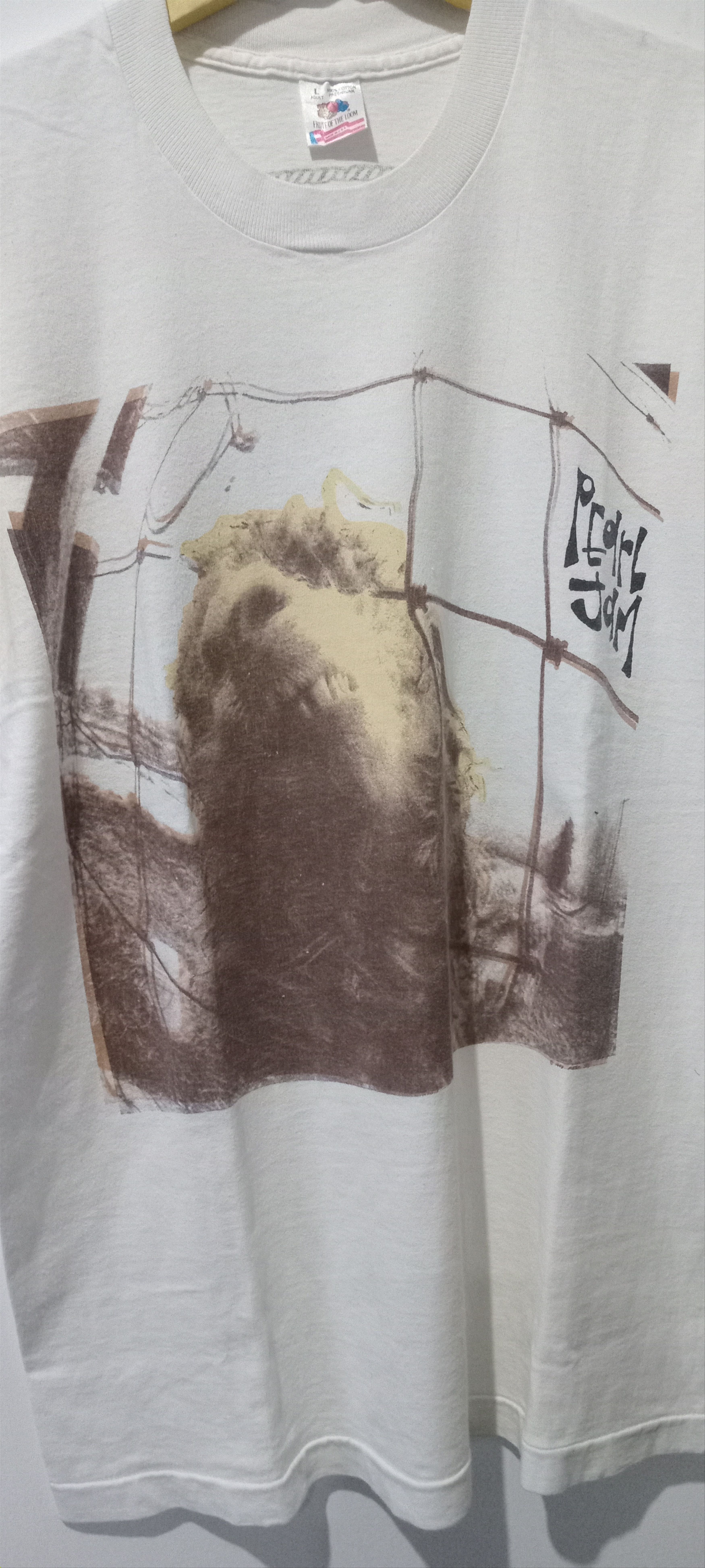 Band Tees × Vintage Vintage pearl jam versus album 1993 Size US L / EU 52-54 / 3 - 2 Thumbnail