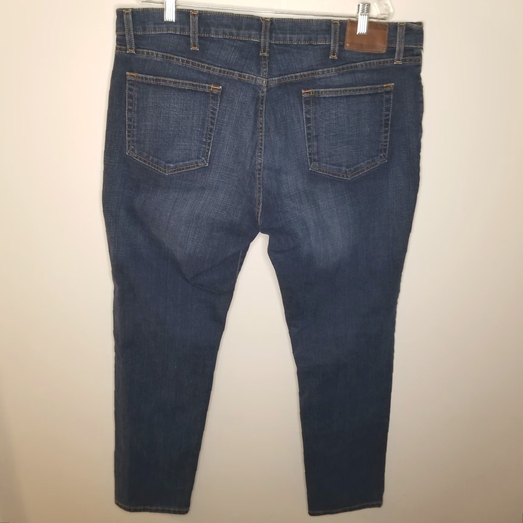 Tommy Hilfiger TOMMY HILFIGER Men's Straight Jeans 40x32 Blue Regular Size US 40 / EU 56 - 5 Thumbnail