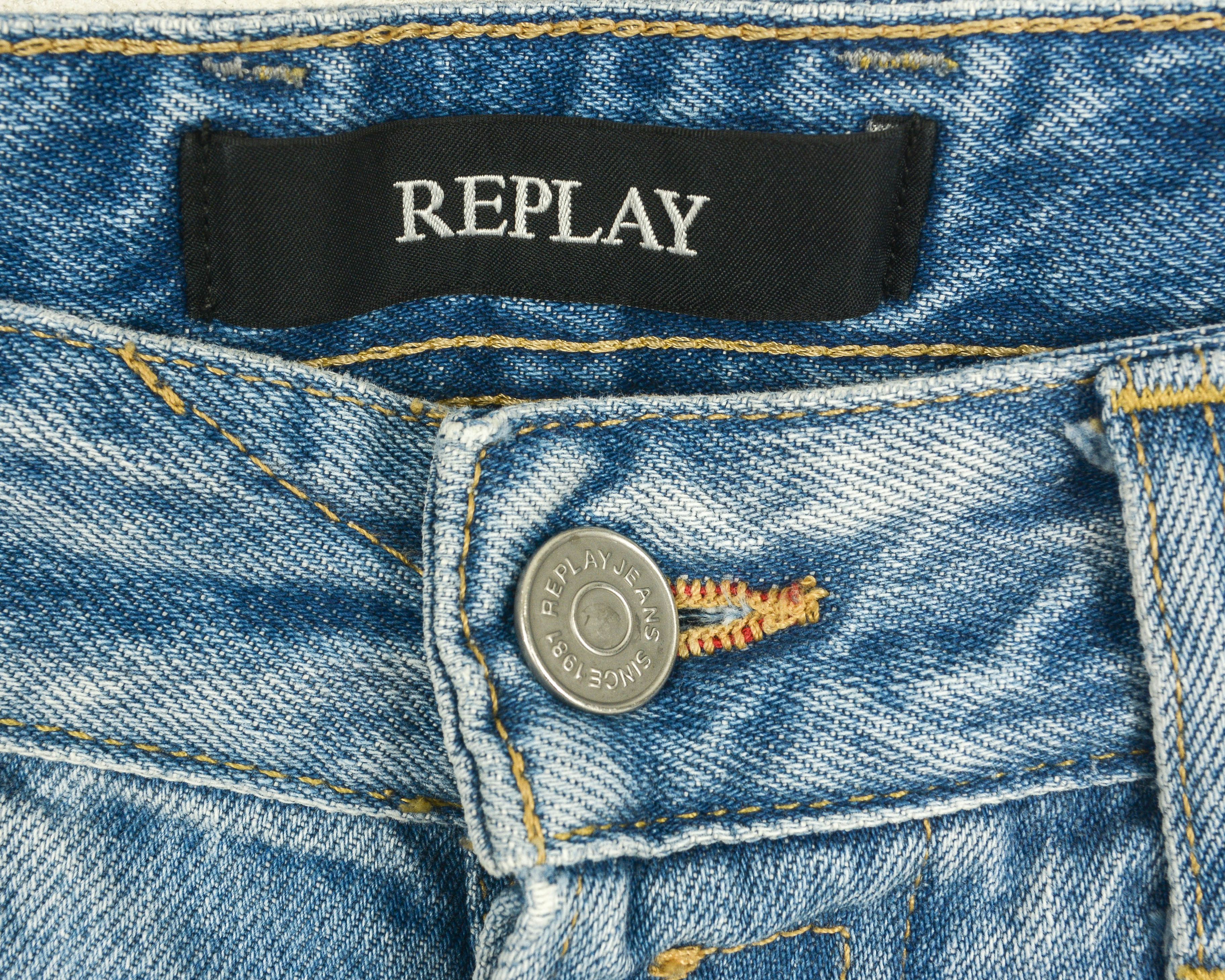 Replay Grover W30 L30 Regular Fit Straight Jeans Denim Pants Size US 30 / EU 46 - 4 Thumbnail