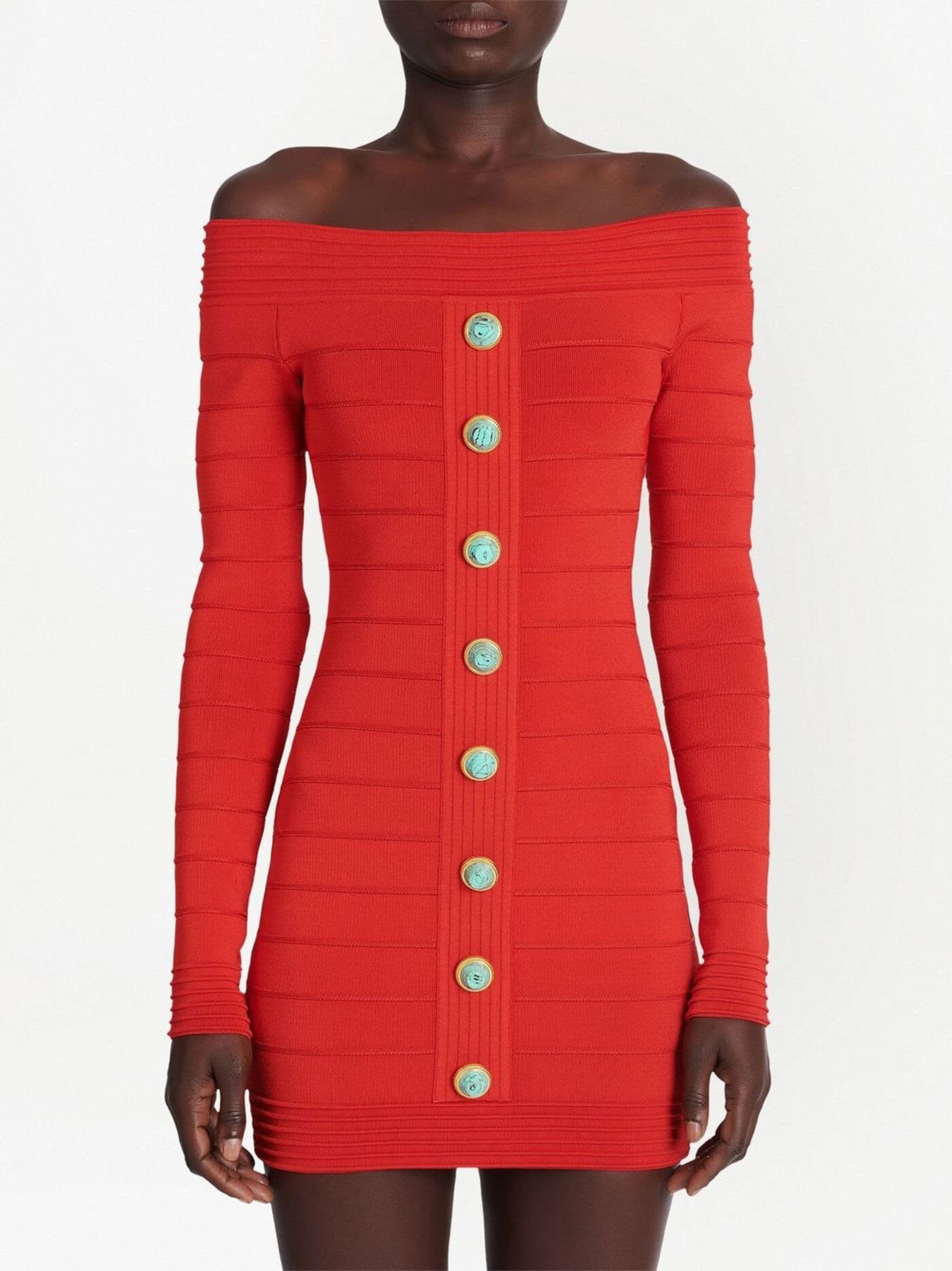 chinese dress ladies Balmain // Black & Wool Ribbed Sweater Dress – VSP Consignment