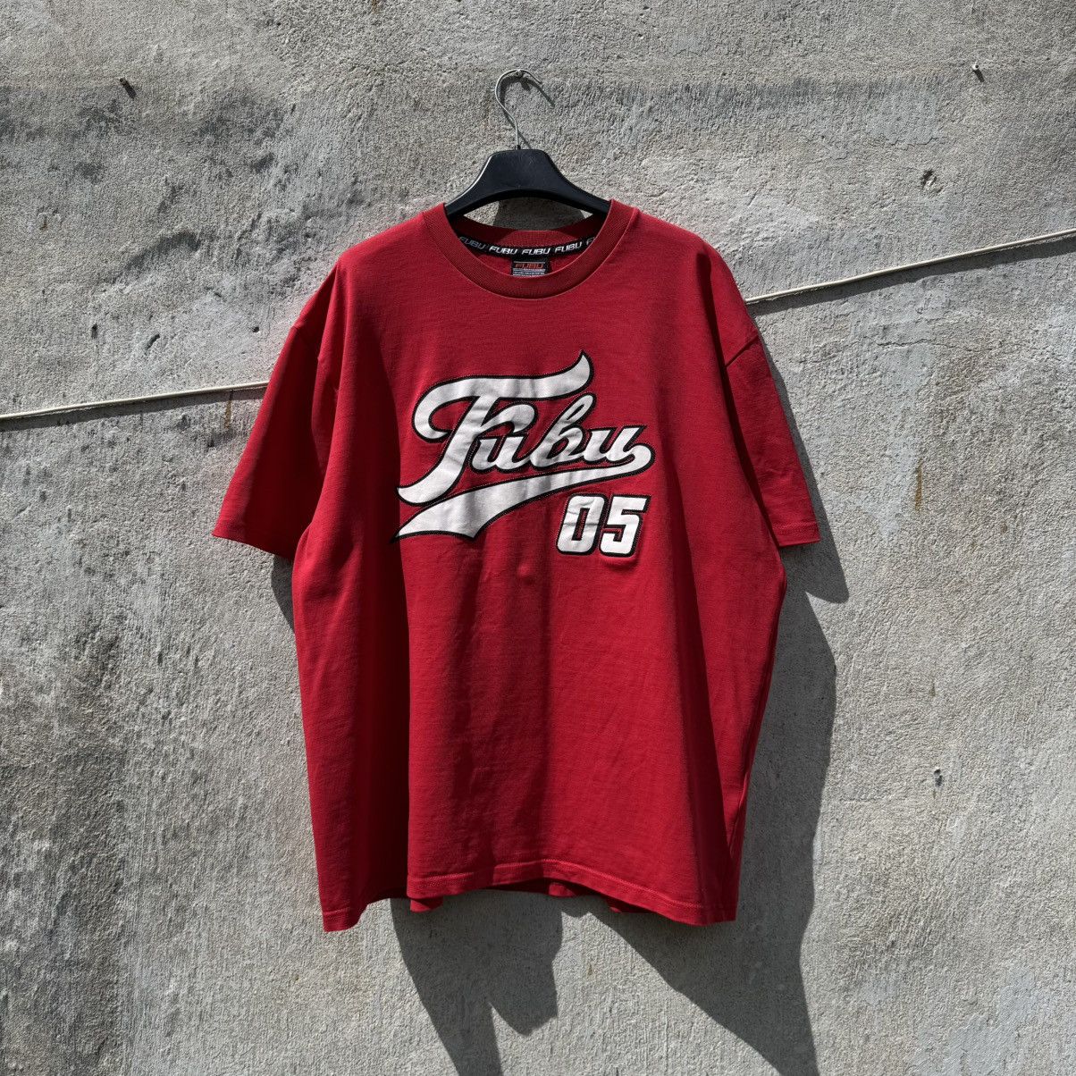 Fubu Affliction Type Fubu 05 Red Big Logo Tee Rap Jnco Rap y2k Size US L / EU 52-54 / 3 - 1 Thumbnail