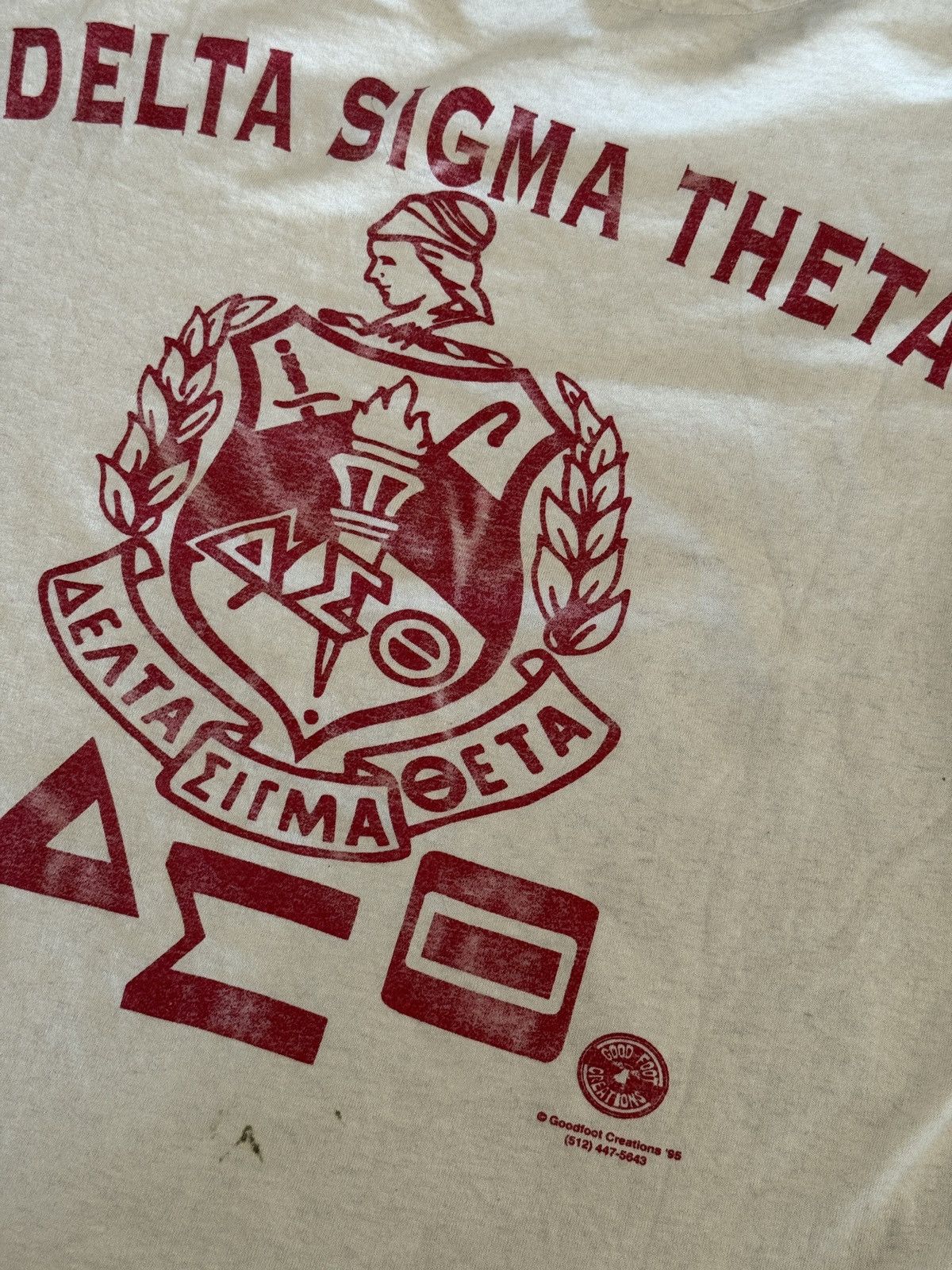 Vintage *RARE* DELTA QUEEN GOODFOOT CREATIONS 1995 DELTA SIGMA THETA Size US XL / EU 56 / 4 - 9 Thumbnail