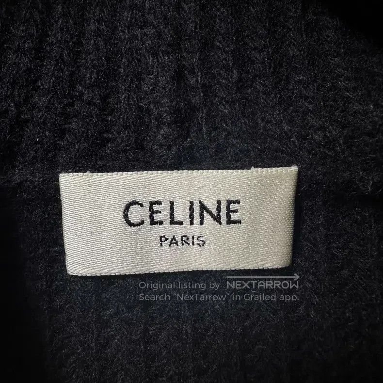 Celine CELINE Letter Chain Hooded Sweatshirt Size US XL / EU 56 / 4 - 4 Thumbnail