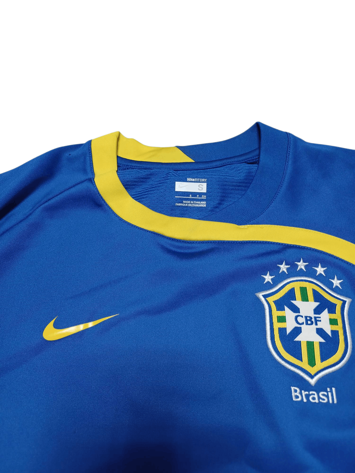 Nike BRASIL NIKE VINTAGE 2008 SOCCER JERSEY FOOTBALL Size US S / EU 44-46 / 1 - 2 Thumbnail