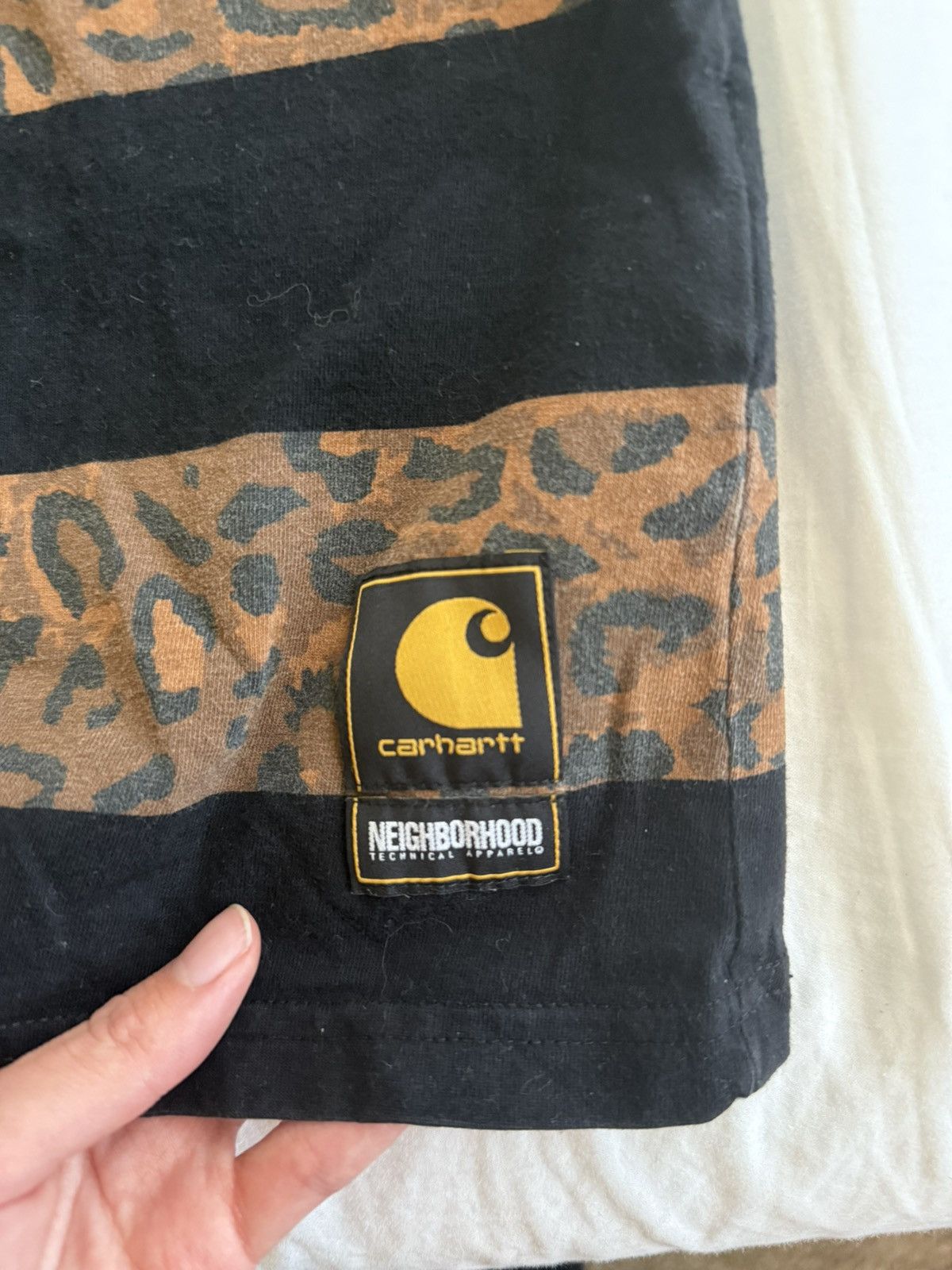 Carhartt × Neighborhood Black and Leopard print Carhartt x Neighborhood Size US M / EU 48-50 / 2 - 2 Thumbnail