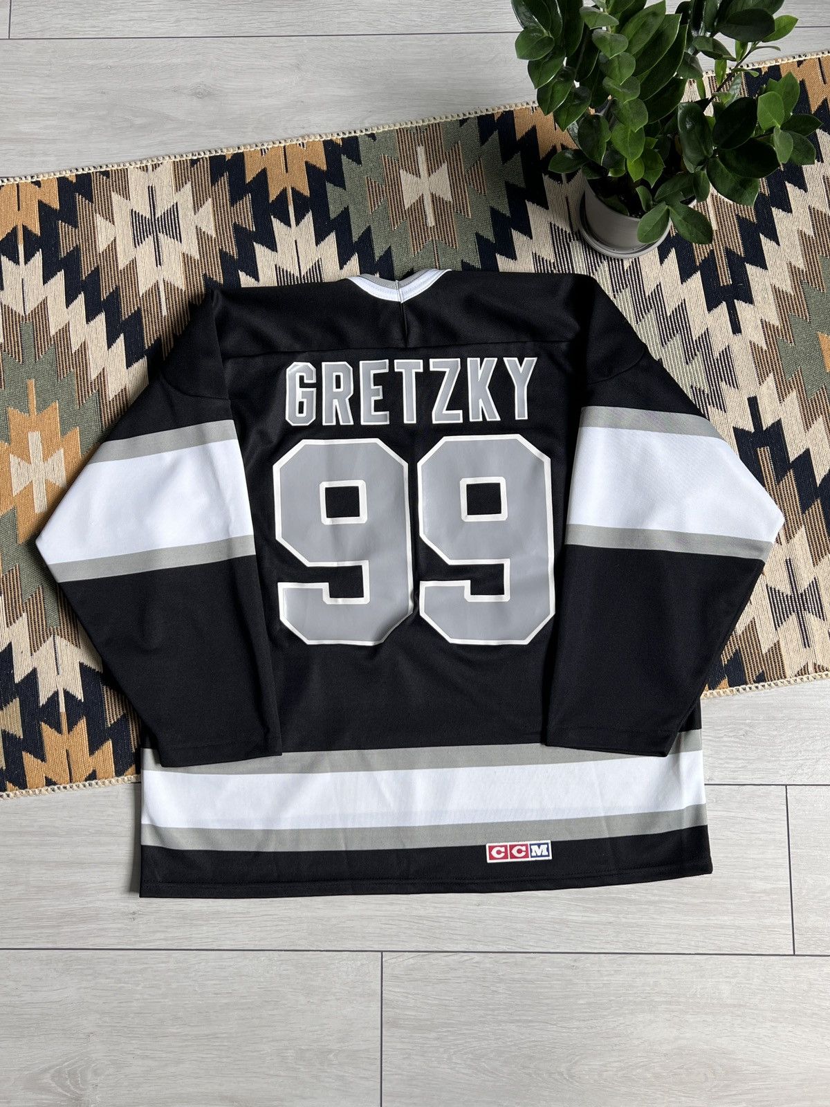 Other ❗️RARE❗️Vintage Wayne Gretzky Los Angeles Kings Jersey Size US XL / EU 56 / 4 - 4 Thumbnail